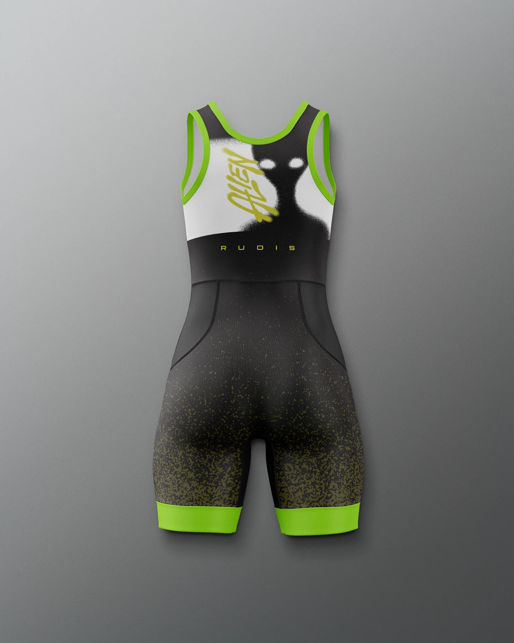 Alien Girl's Elite Singlet - Image 2