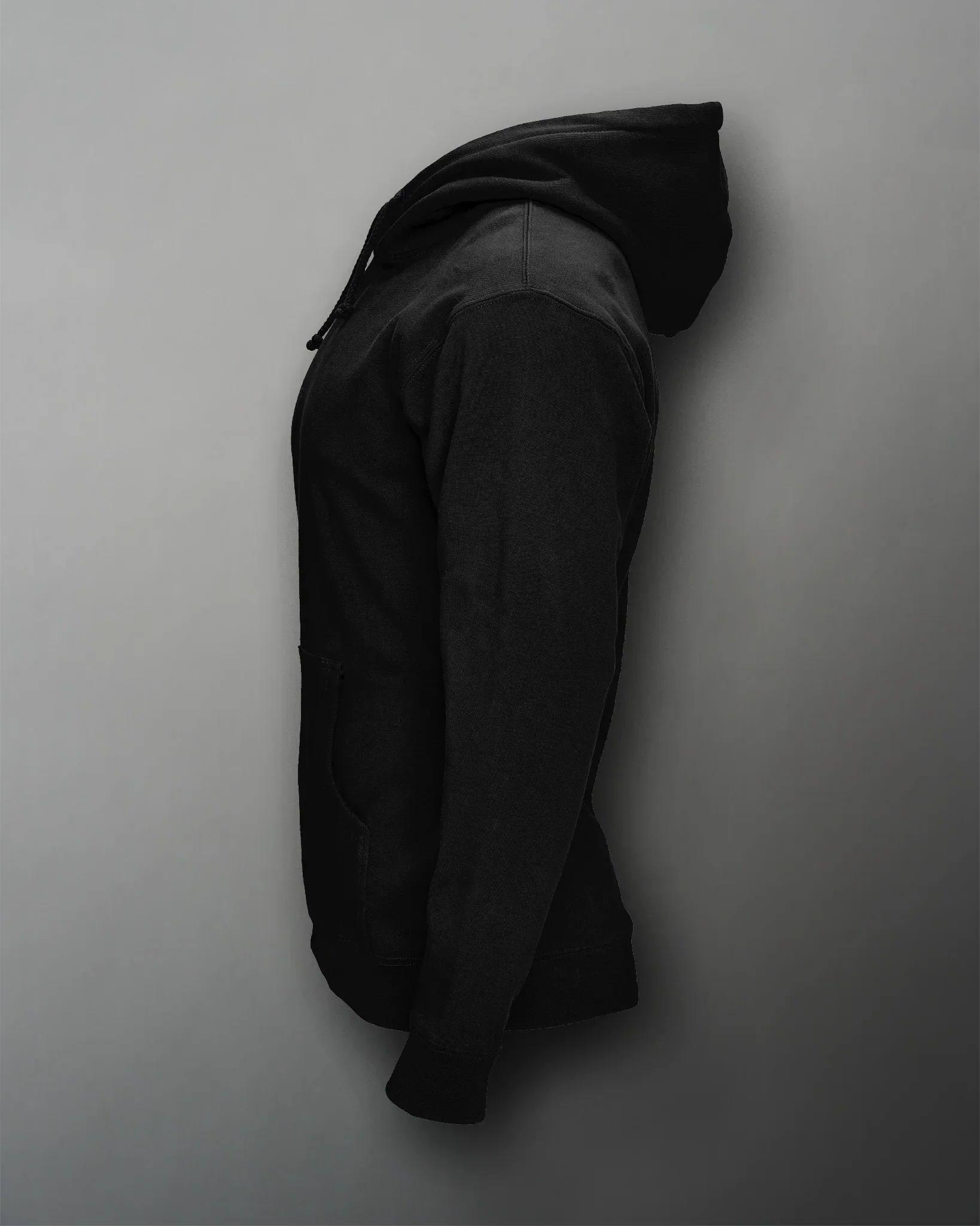 Tradition Hoodie -Black - Image 3