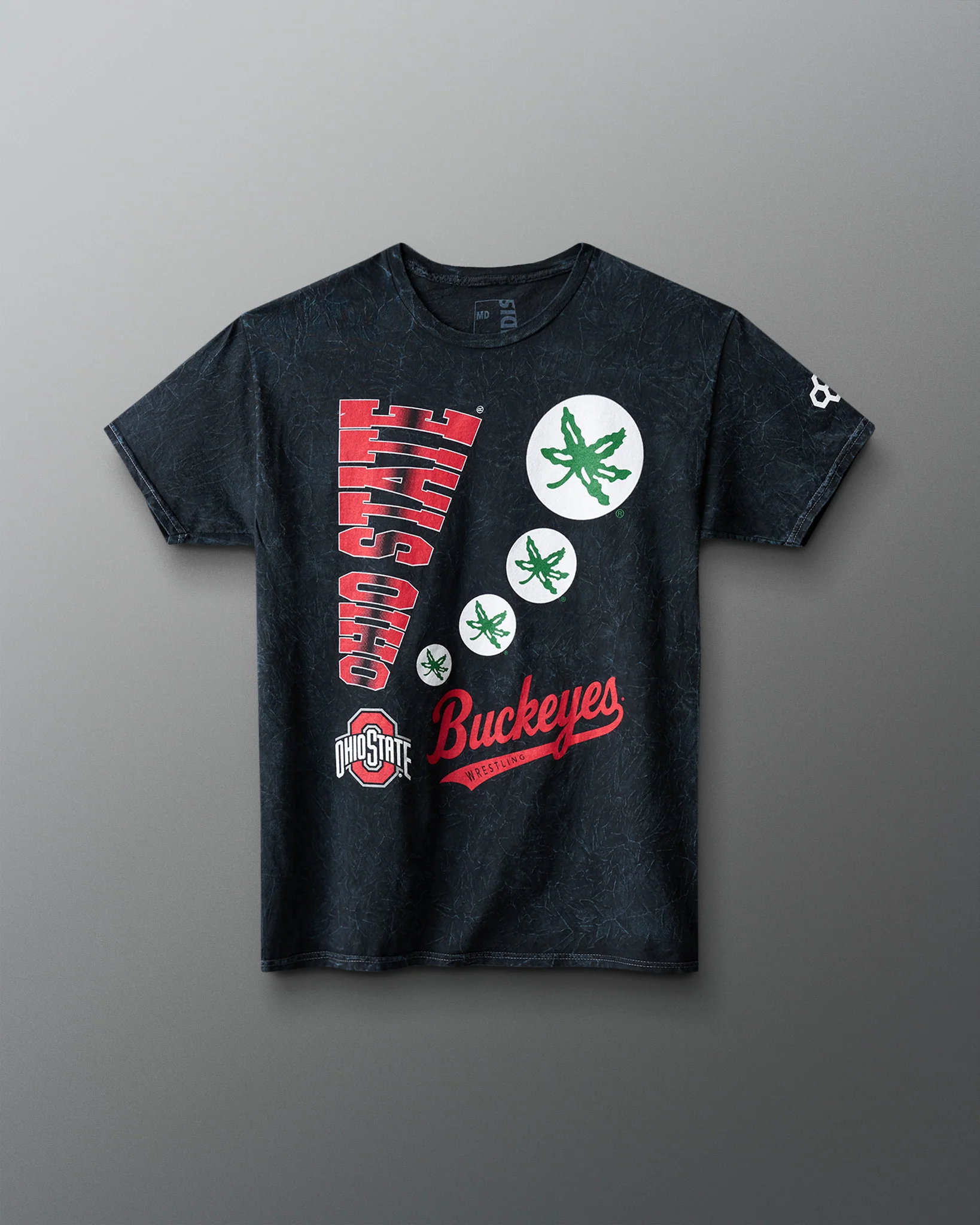 Buckeyes Script Acid Wash T-Shirt