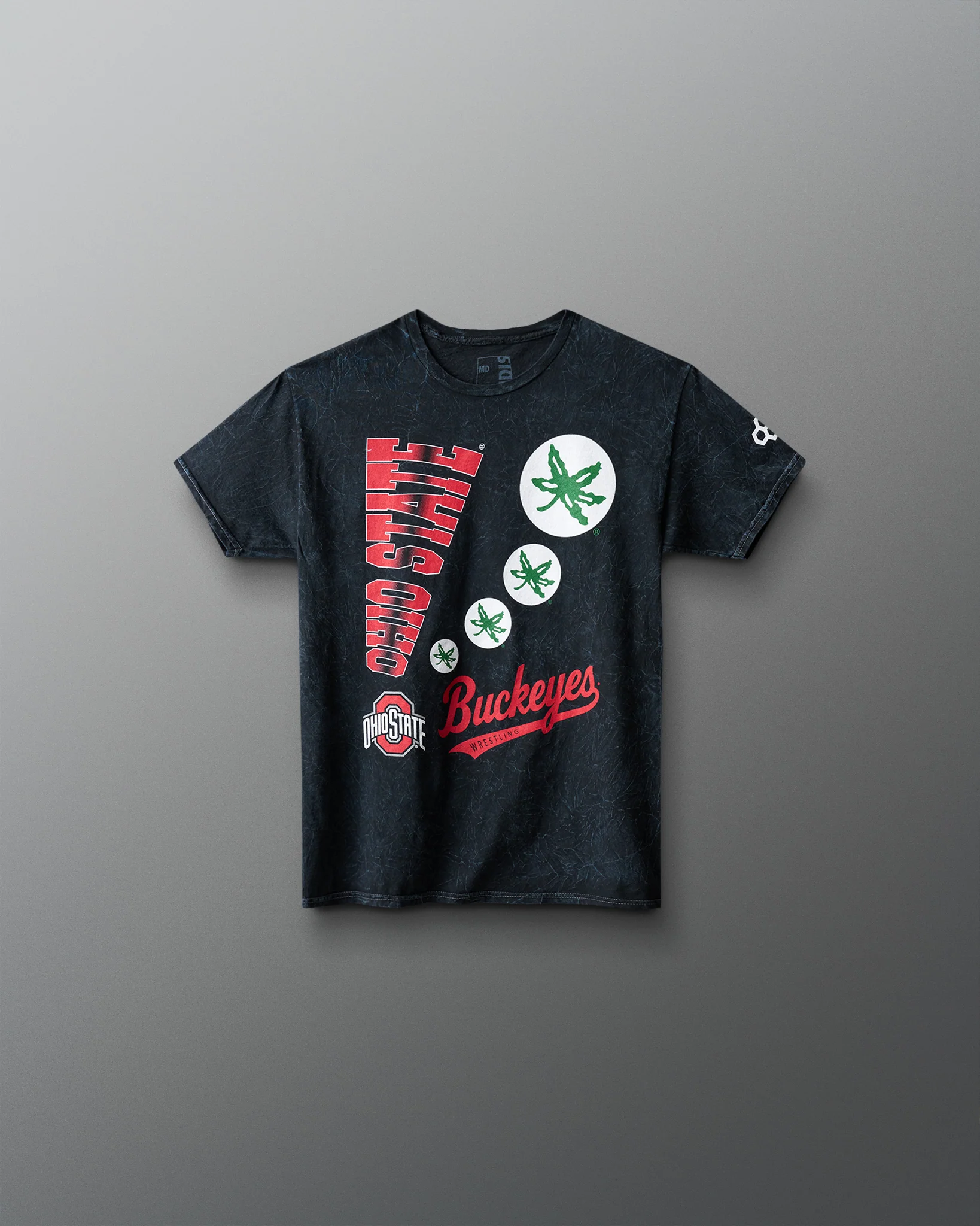 Buckeyes Script Youth Acid Wash T-Shirt