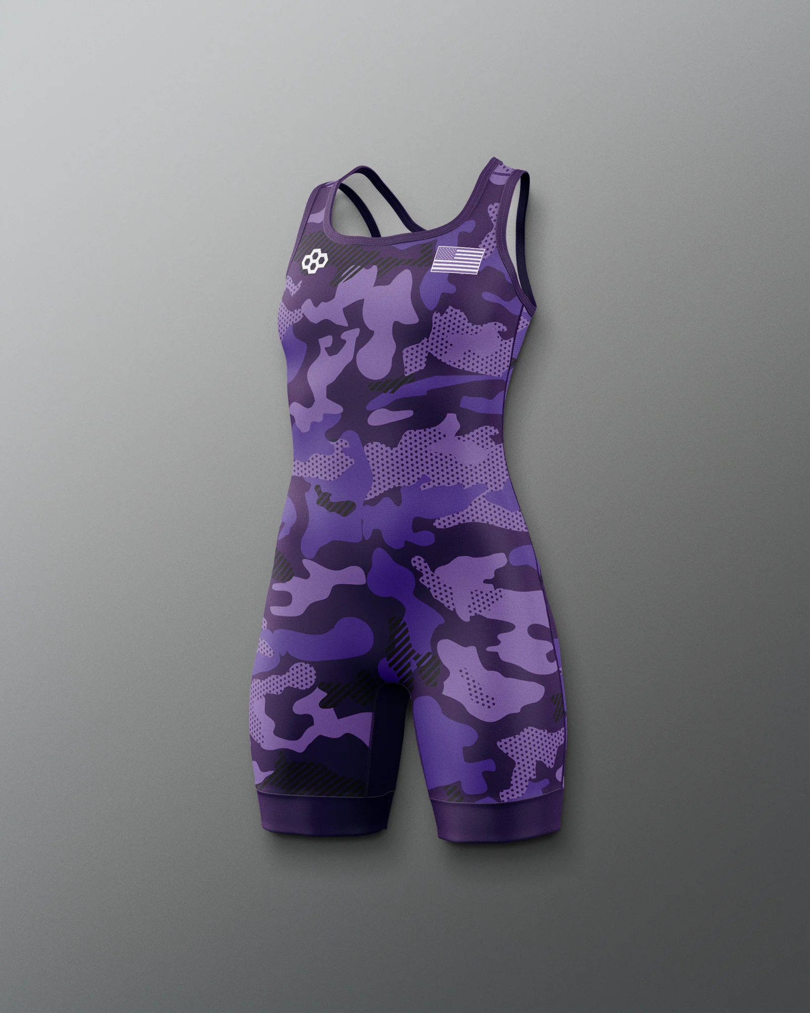Camo Girl's Elite 2.0 Singlet - Image 2