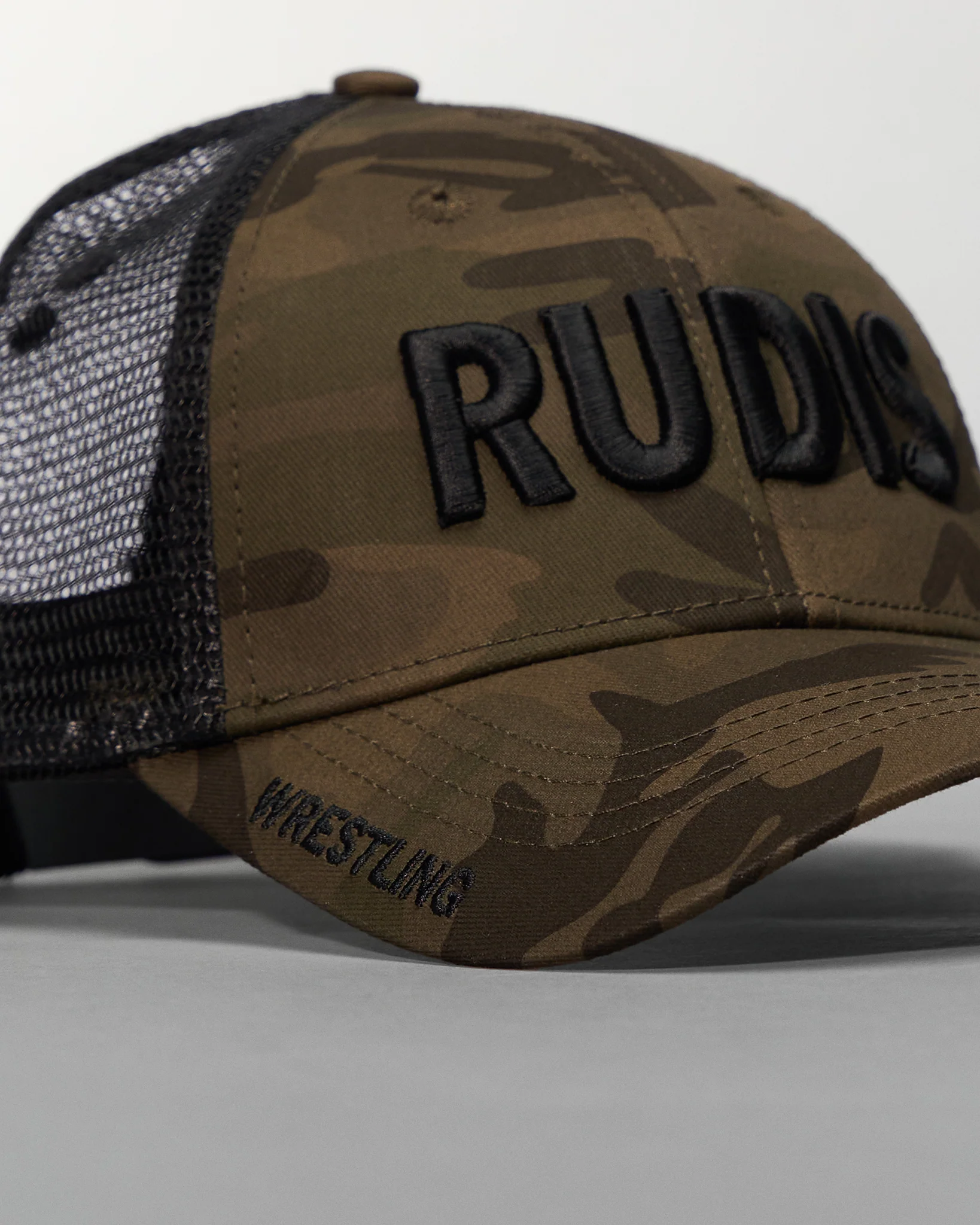 Camo Wordmark Trucker Hat - Image 3