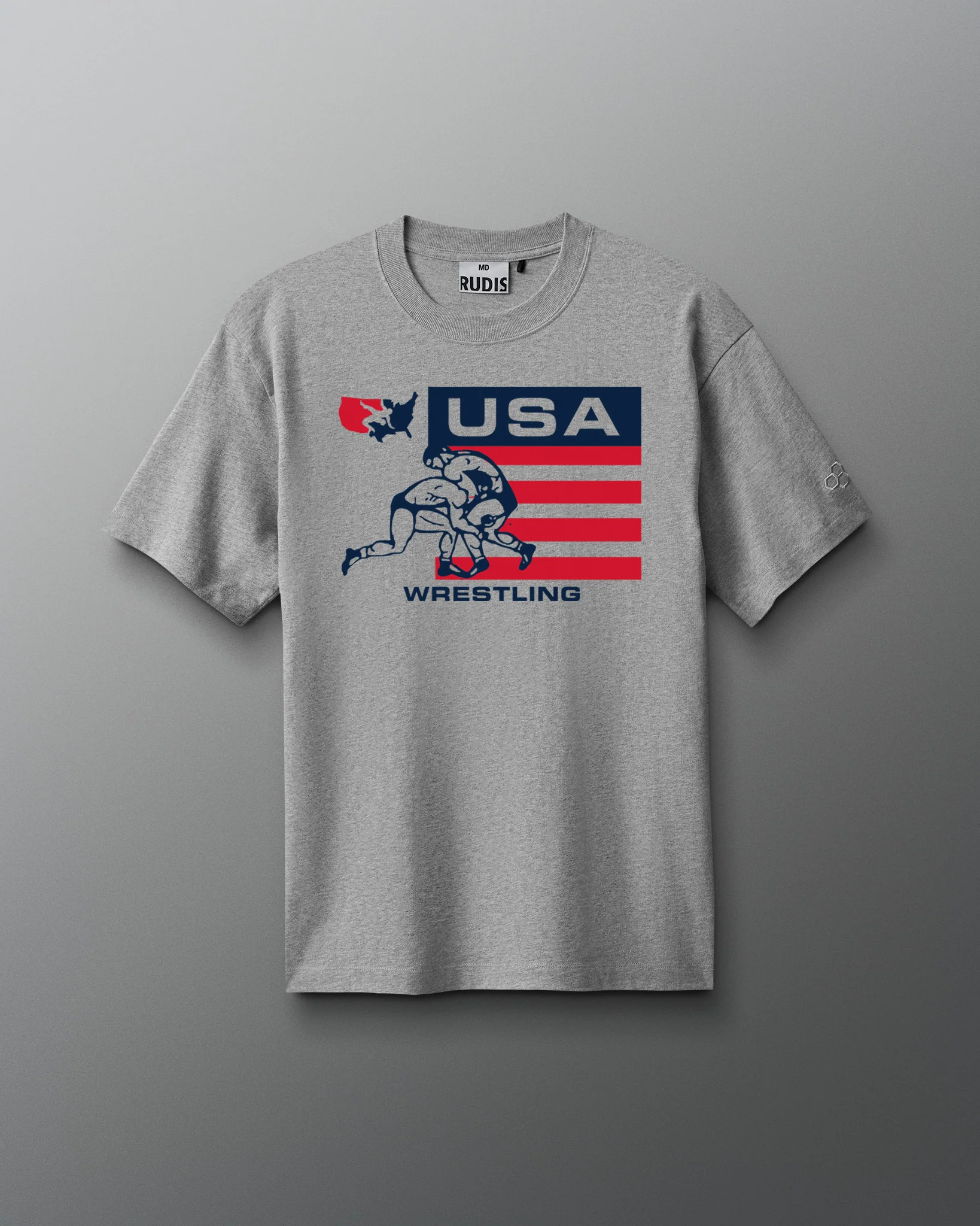 Classic USA Wrestling Heavyweight T-Shirt