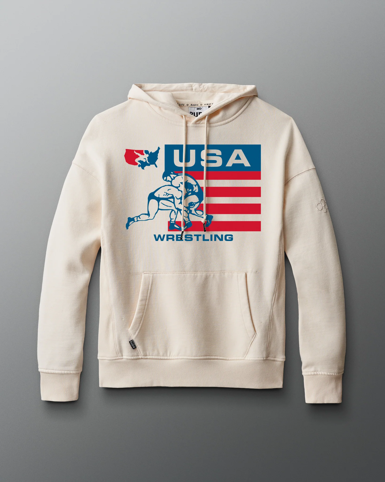 Classic USA Wrestling Titan Heavyweight Hoodie - Image 2