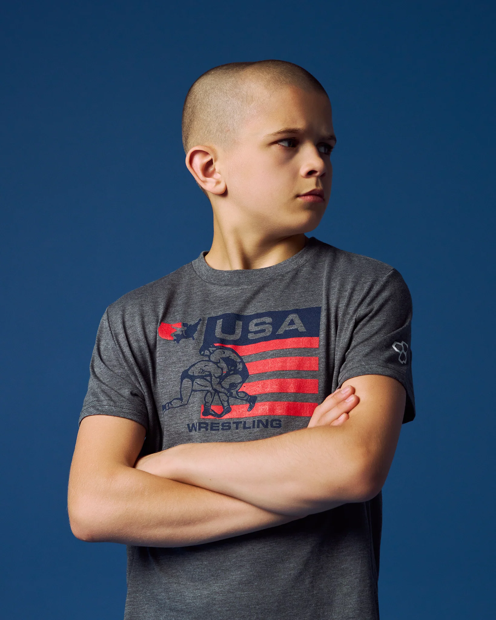 Classic USA Wrestling Youth Super Soft T-Shirt - Image 2