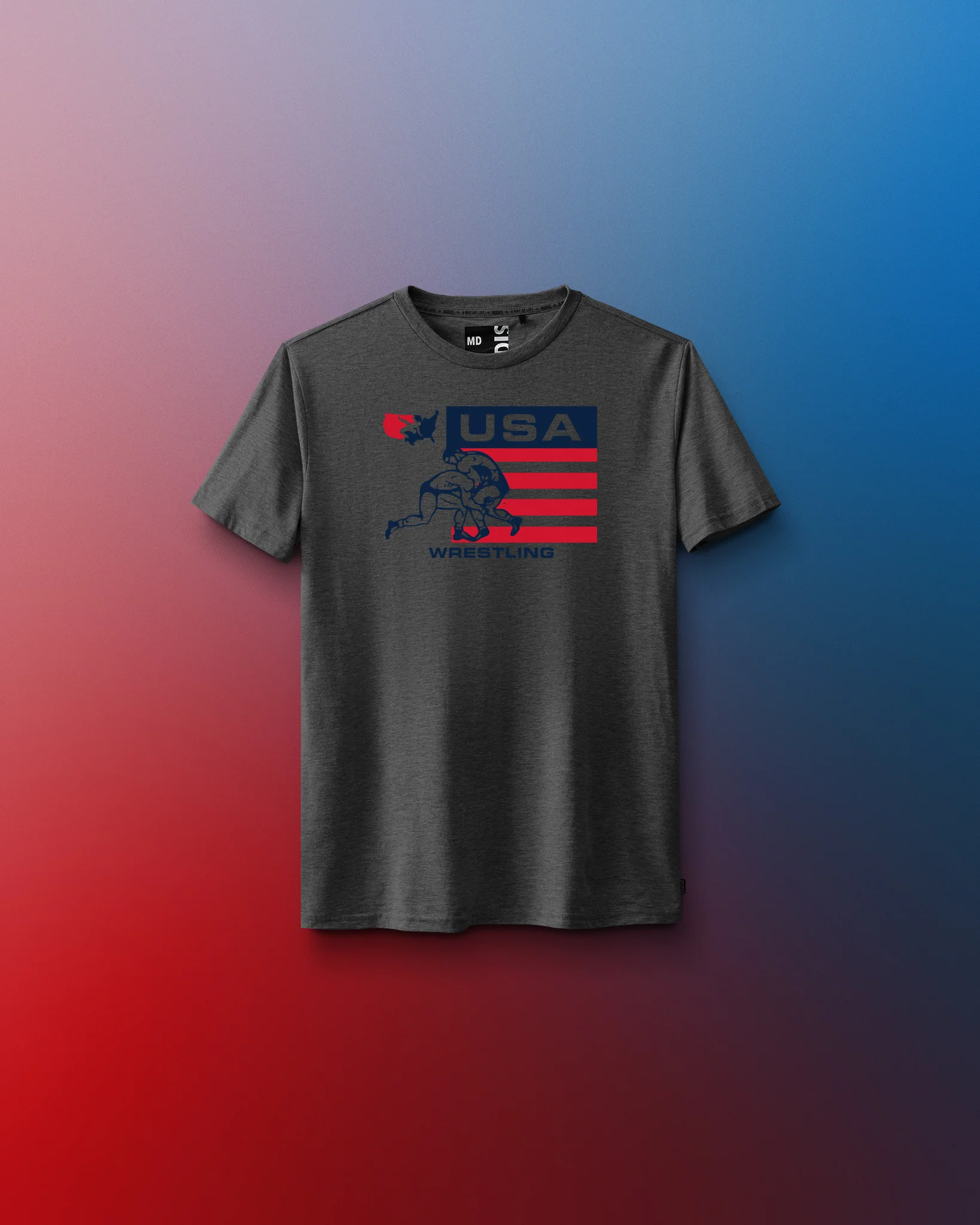 Classic USA Wrestling Youth Super Soft T-Shirt - Image 3
