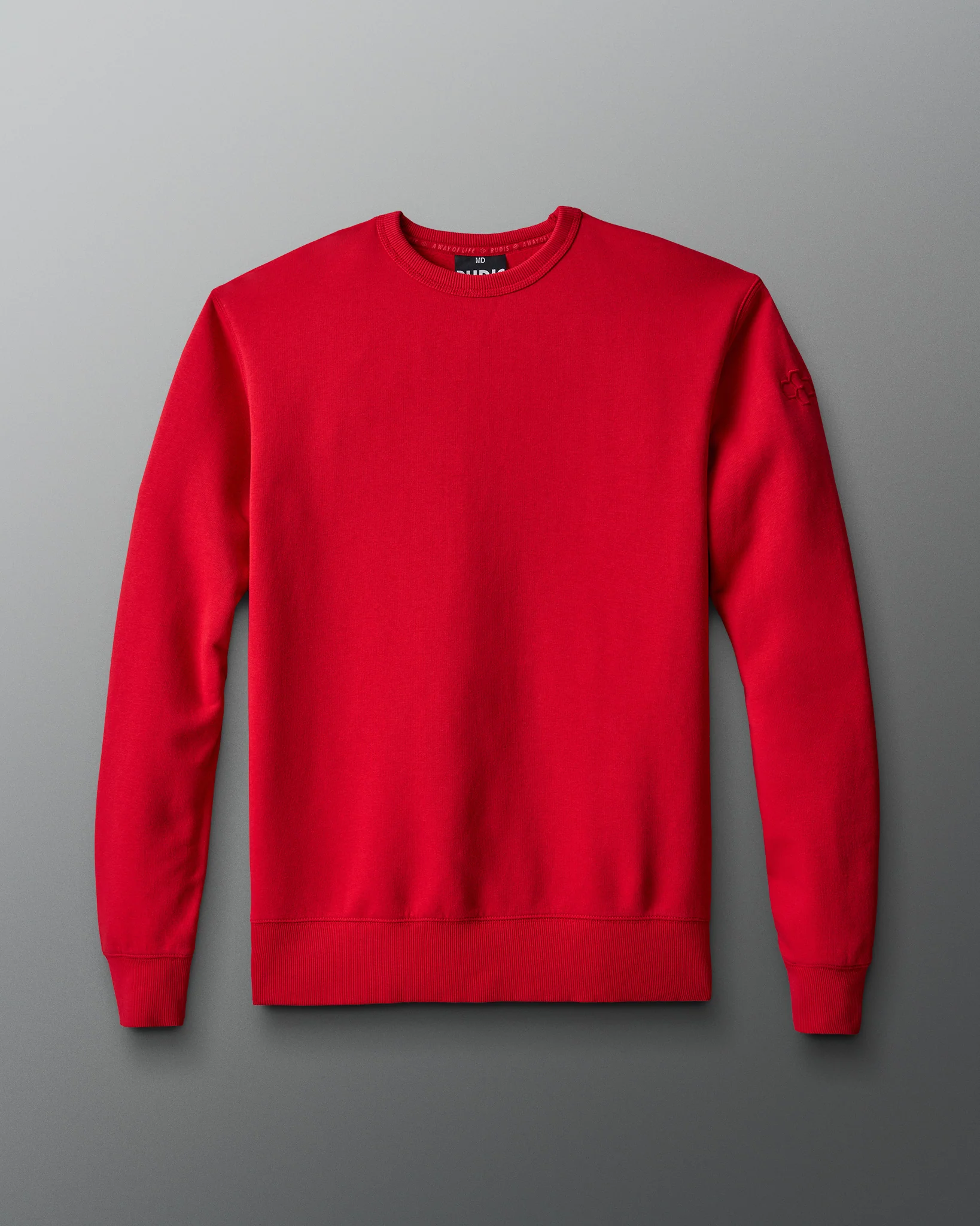 Comfort Fleece Teams Crewneck - Red