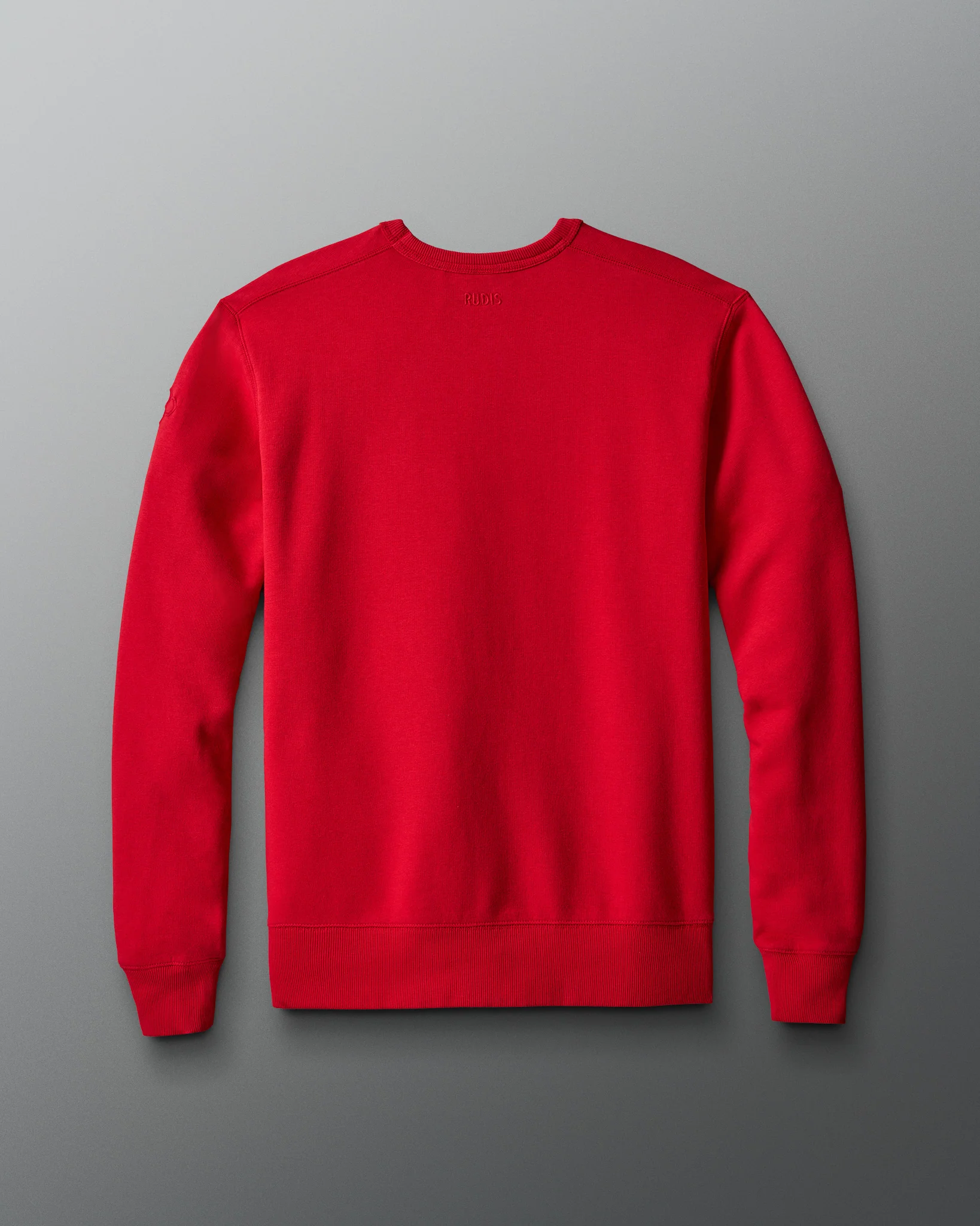Comfort Fleece Crewneck - Red - Image 2