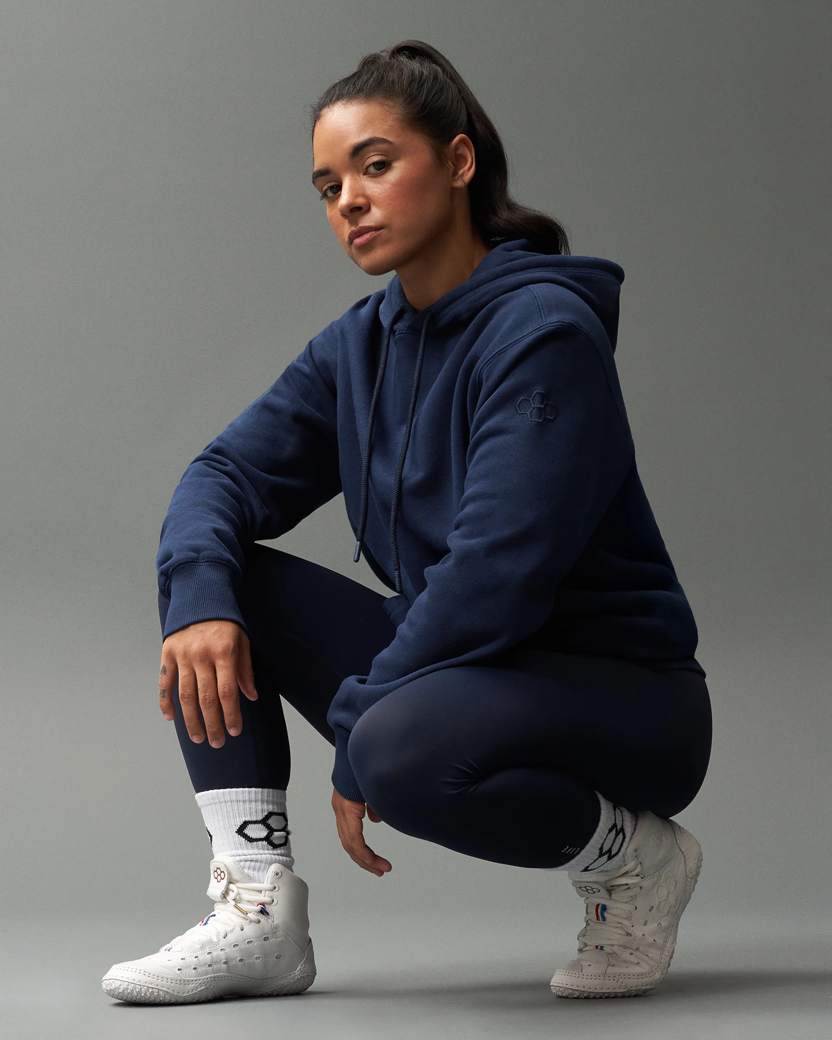 Comfort Fleece Hoodie - Navy - Image 4