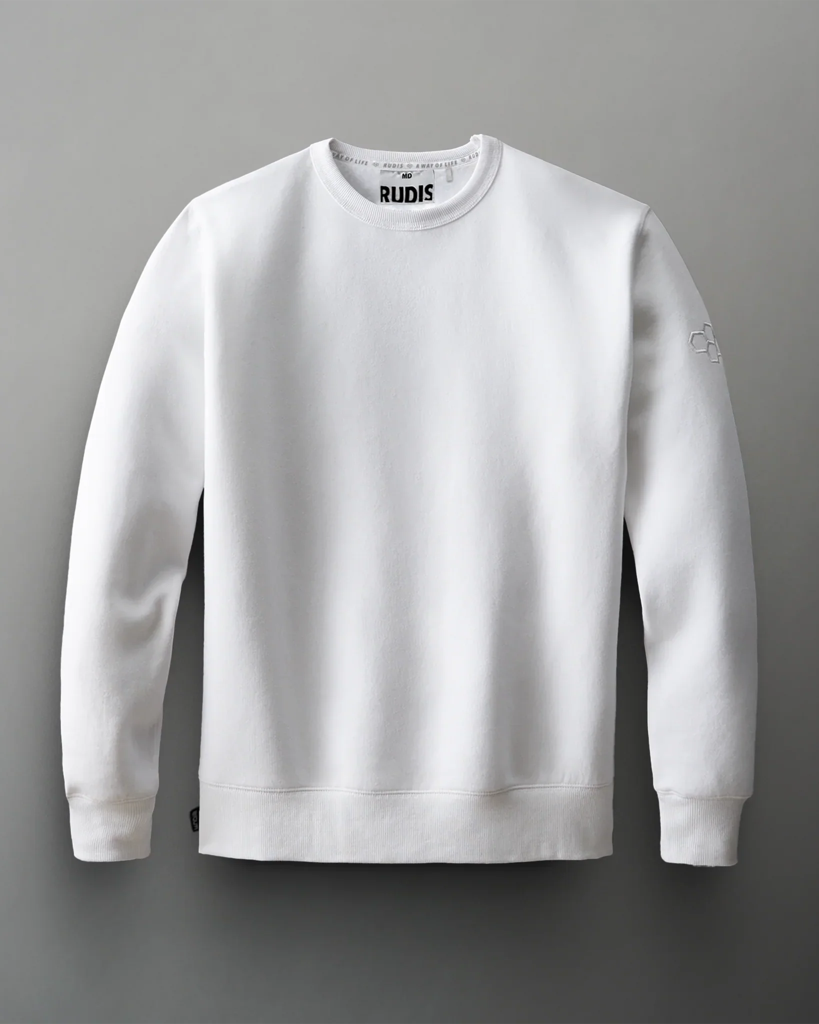 Comfort Fleece Teams Crewneck - White - Image 2