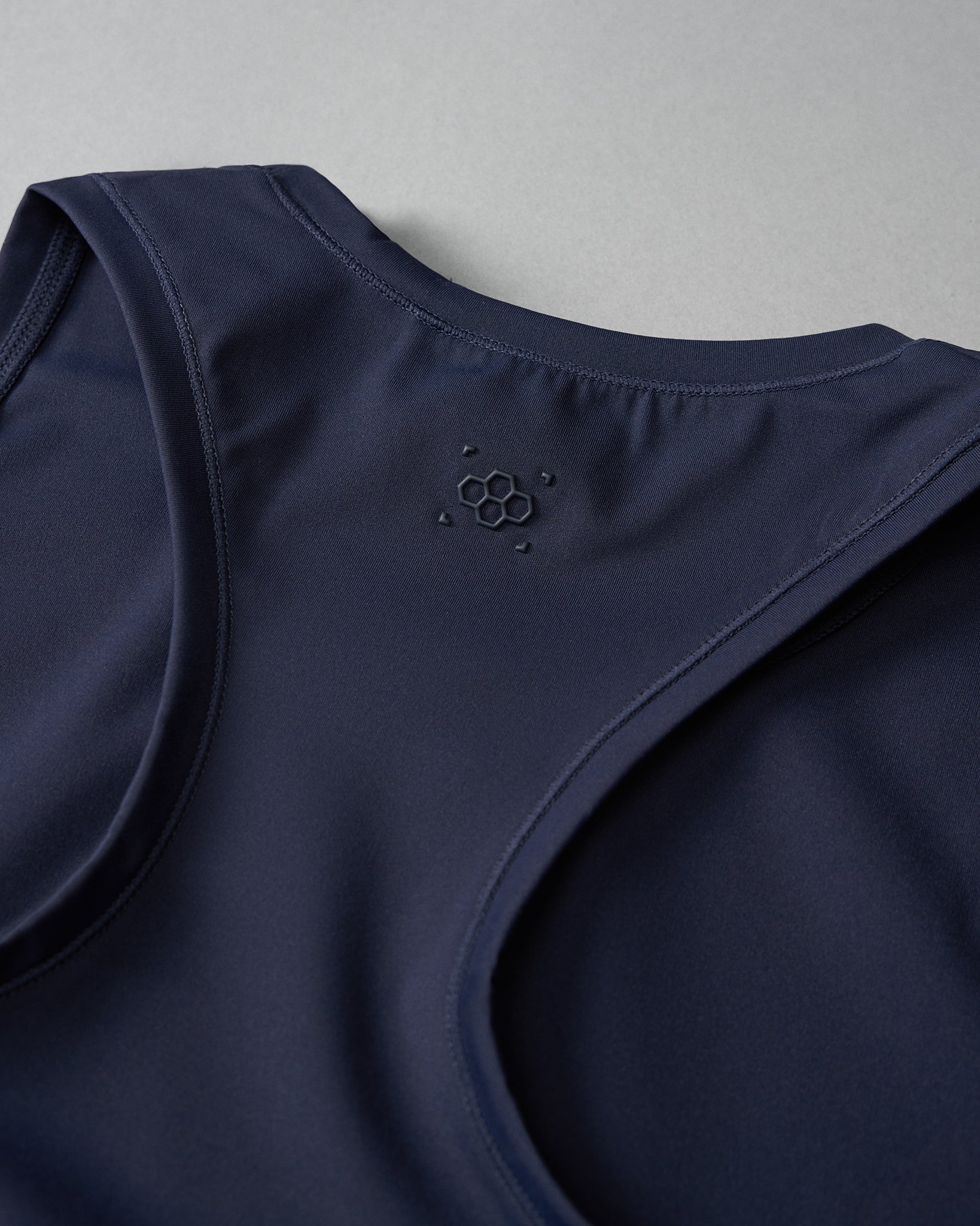 COOL-FEEL Women's Crop Tank Top - Navy - Image 7
