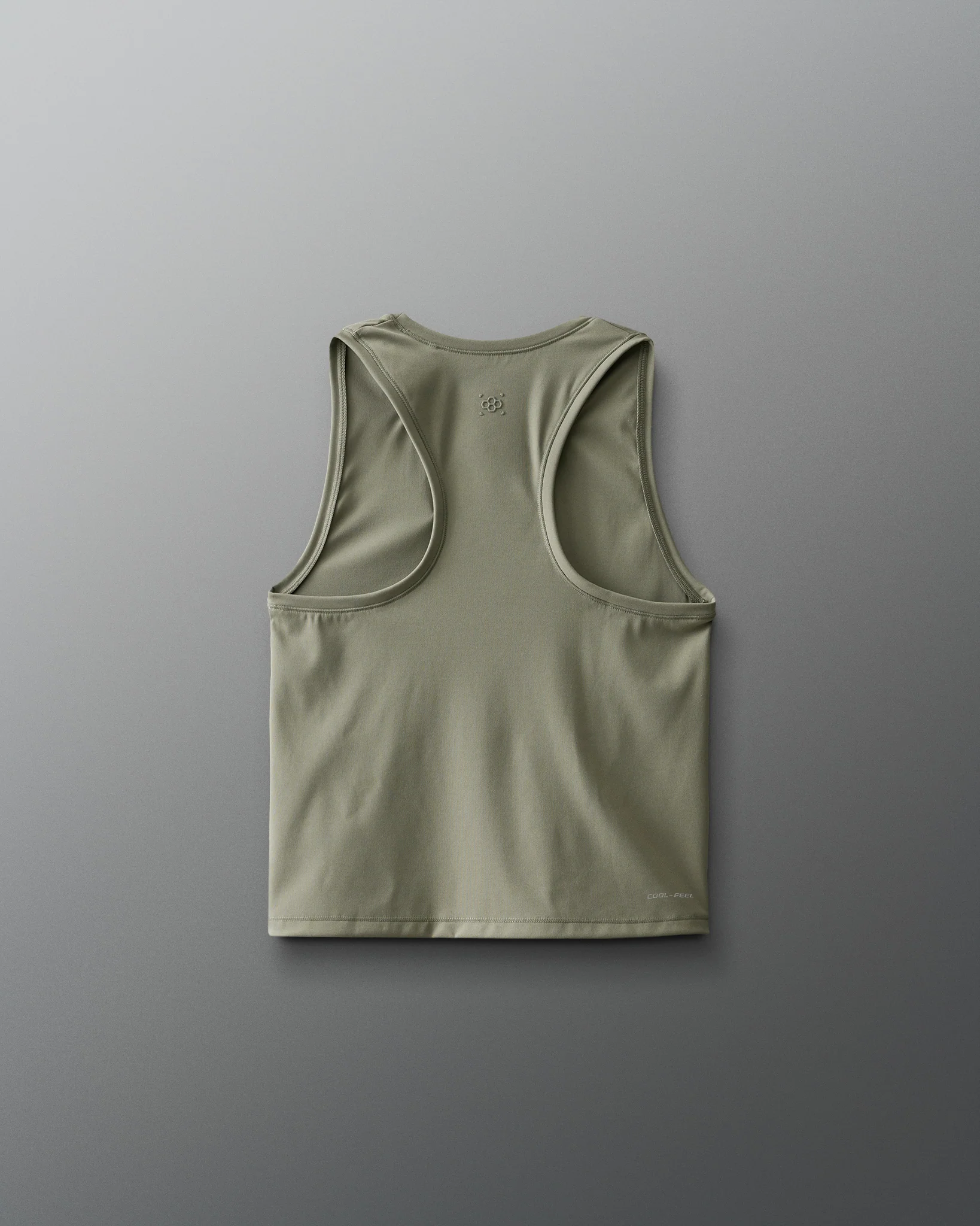 COOL-FEEL Women's Crop Tank Top - Olive - Image 3