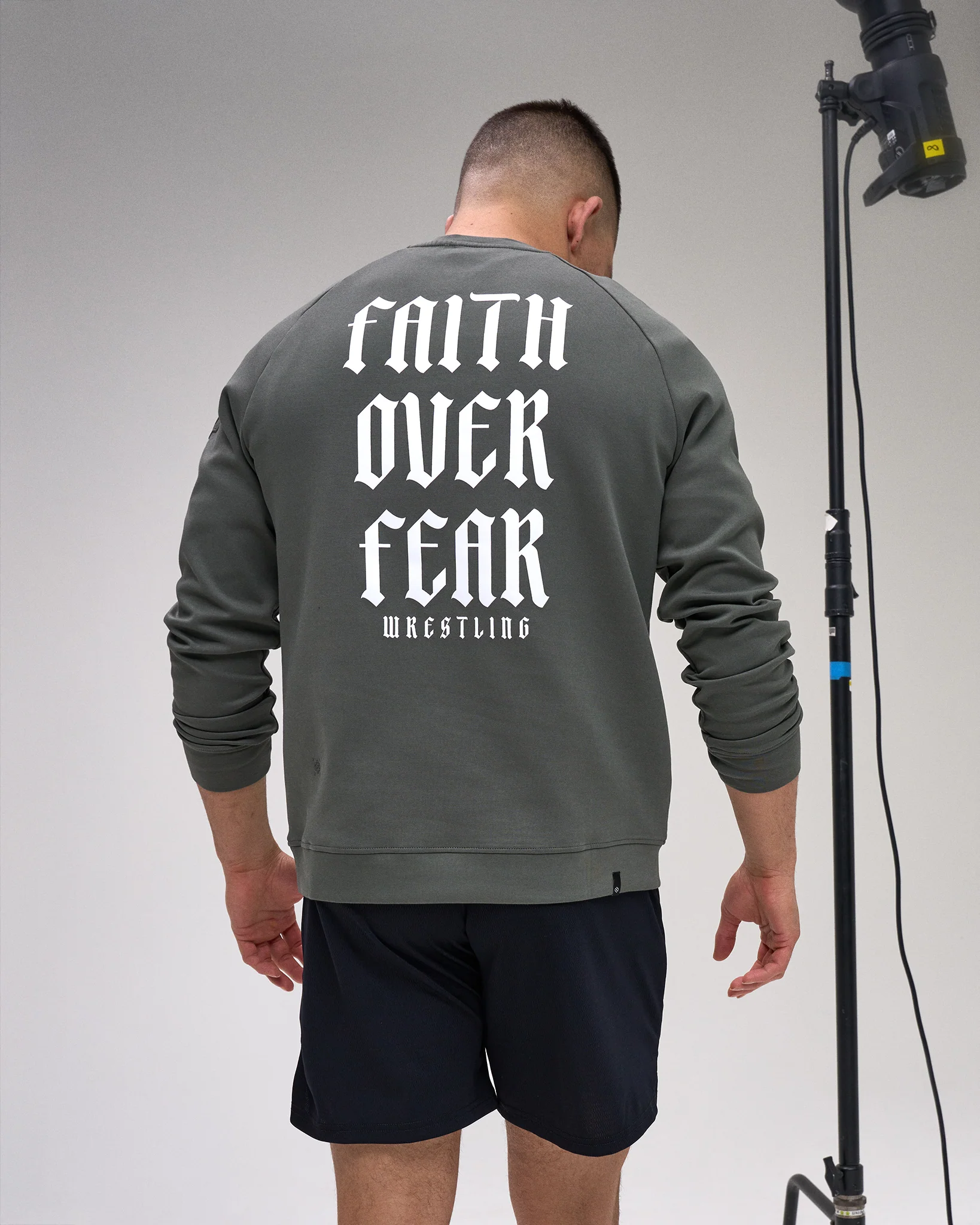 Faith Over Fear Ultimate Crewneck - Image 6