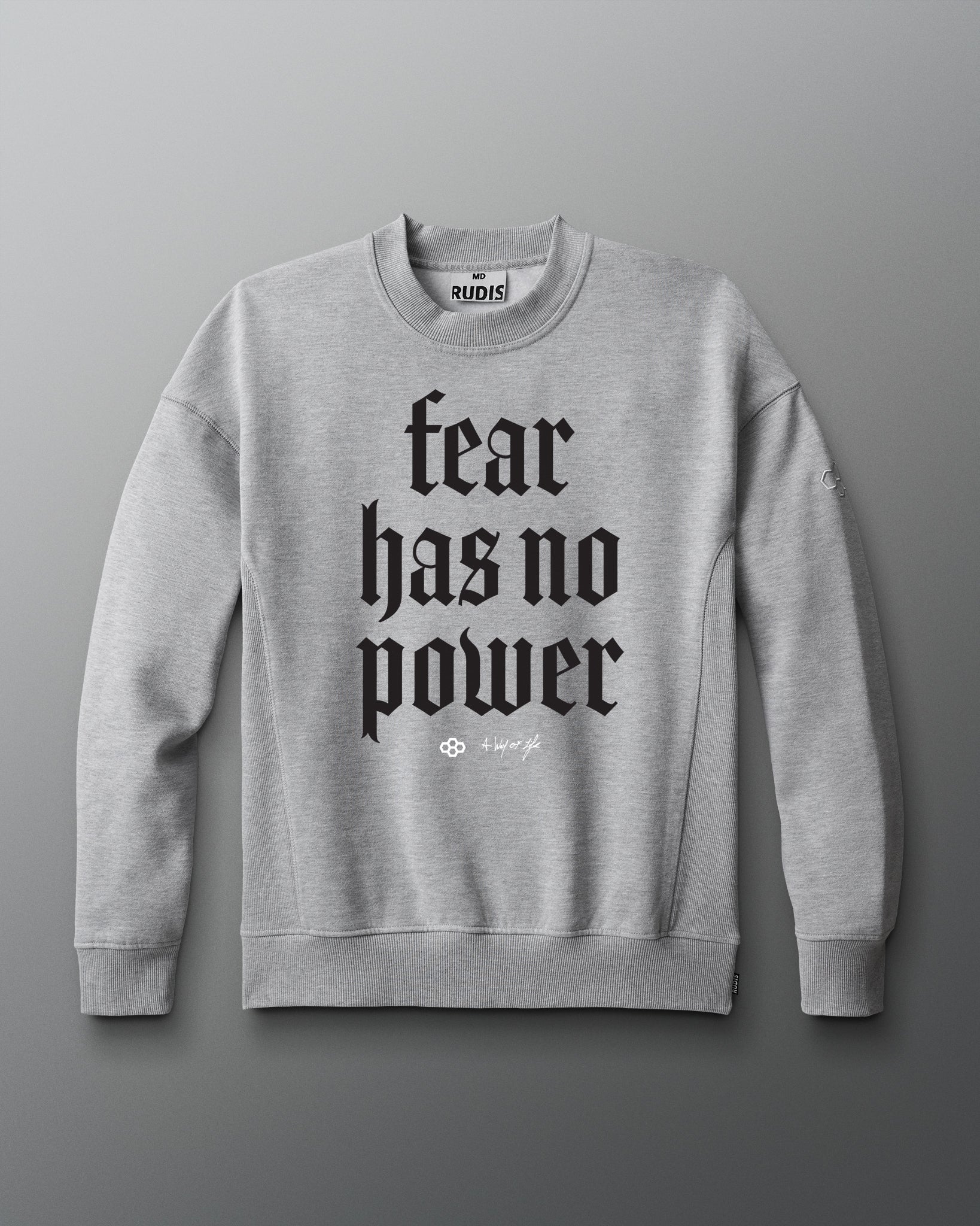 Fear Has No Power Titan Heavyweight Crewneck - Image 2