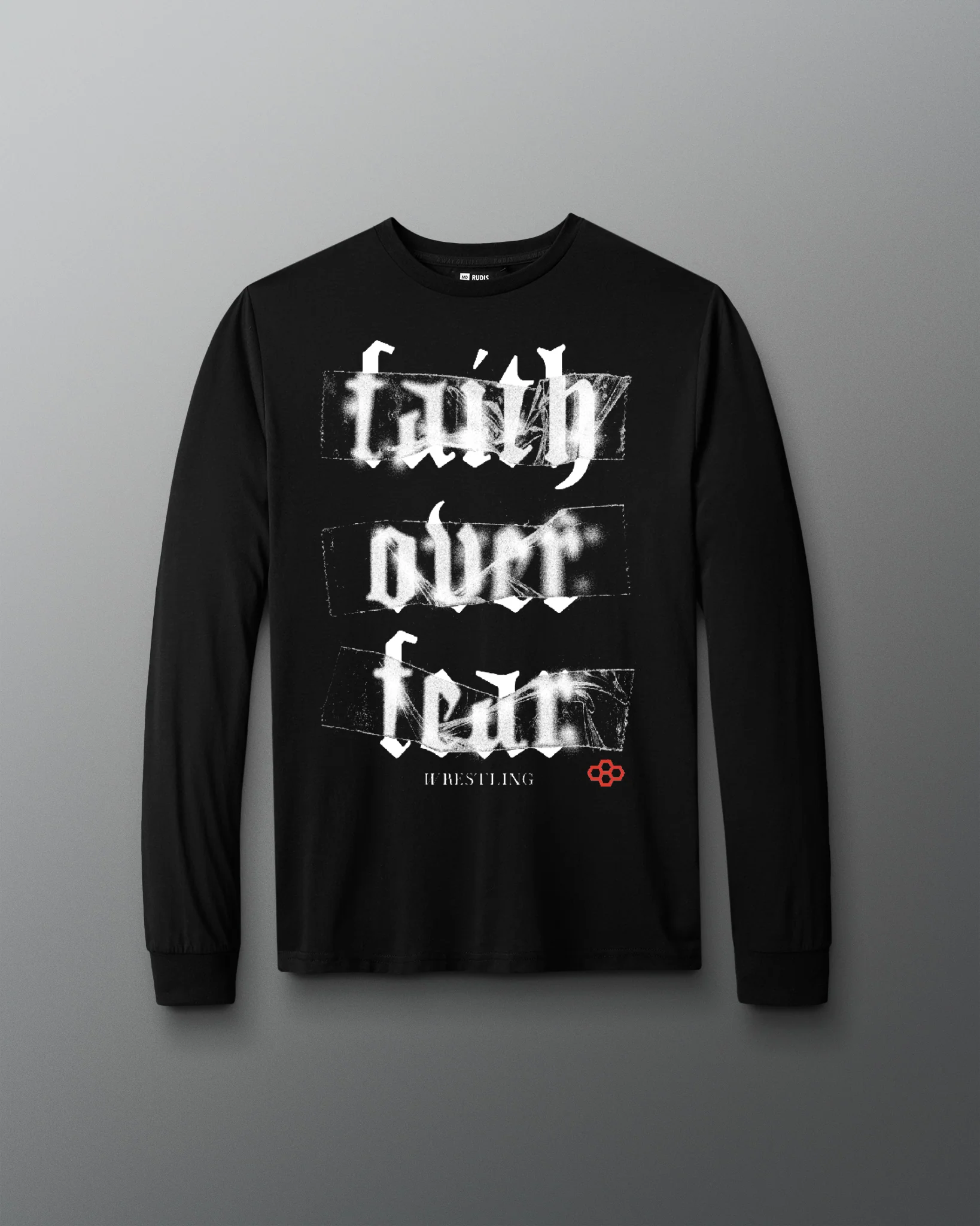Gothic Faith Over Fear Elite Super Soft Long Sleeve