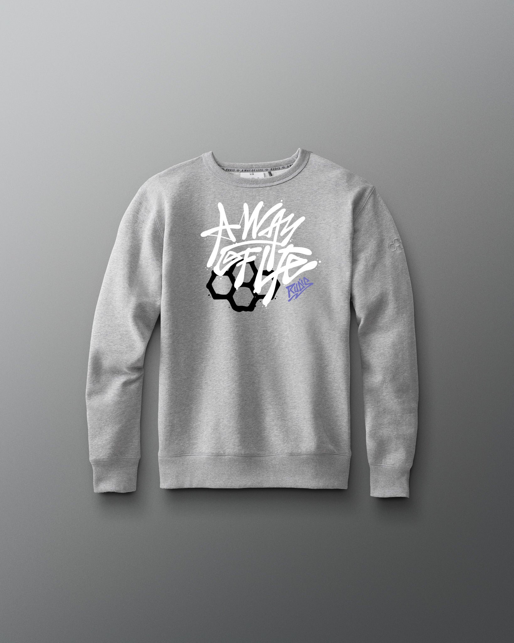 Graffiti Motto Youth Crewneck - Image 4