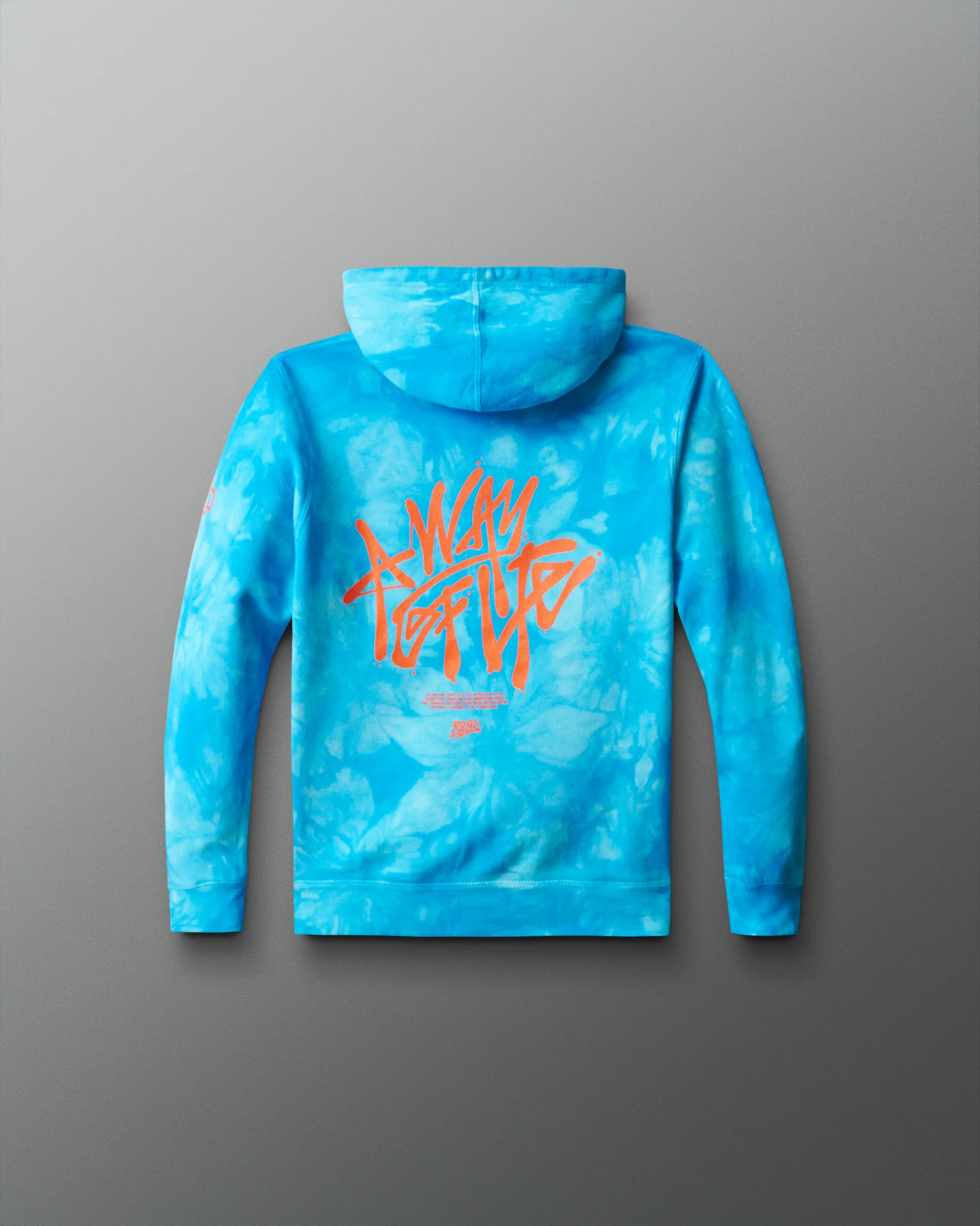 Graffiti Wordmark Tie-Dye Youth Hoodie - Image 6