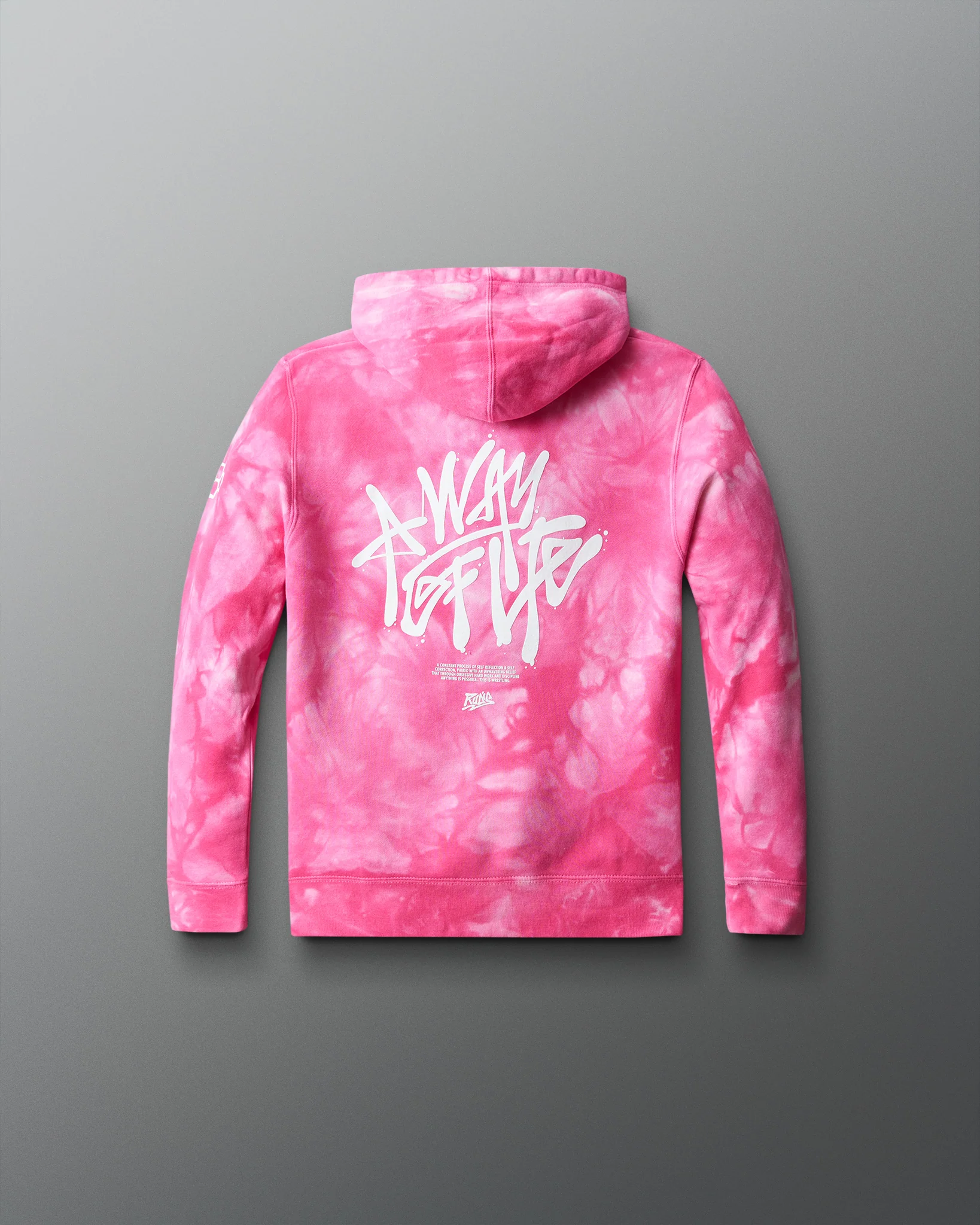 Graffiti Wordmark Tie-Dye Youth Hoodie - Image 8