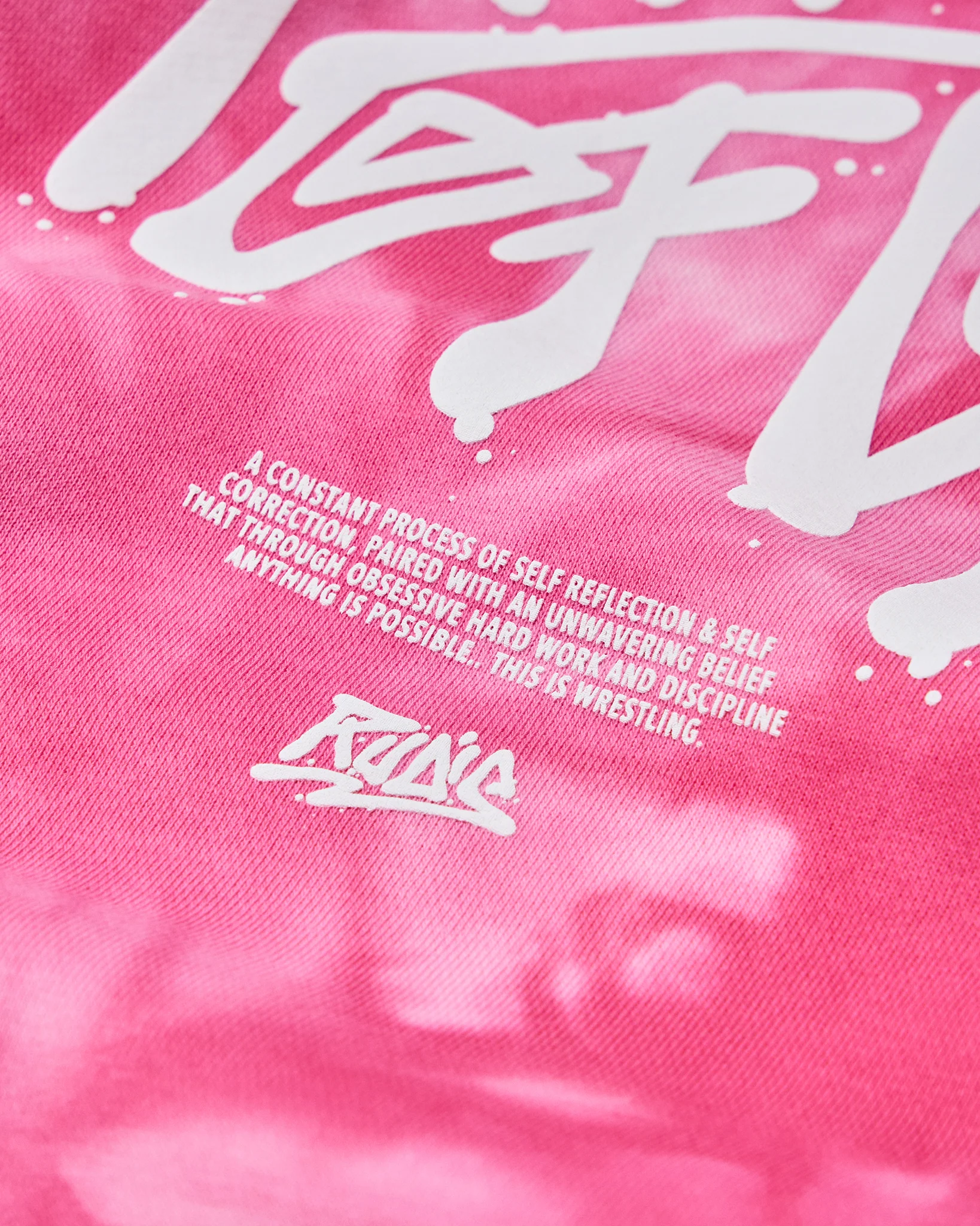 Graffiti Wordmark Tie-Dye Youth Hoodie - Image 9