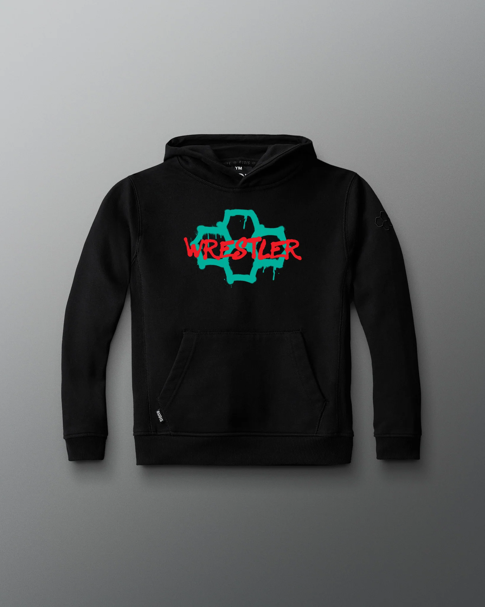 Graffiti Wrestler Youth Hoodie - Image 9