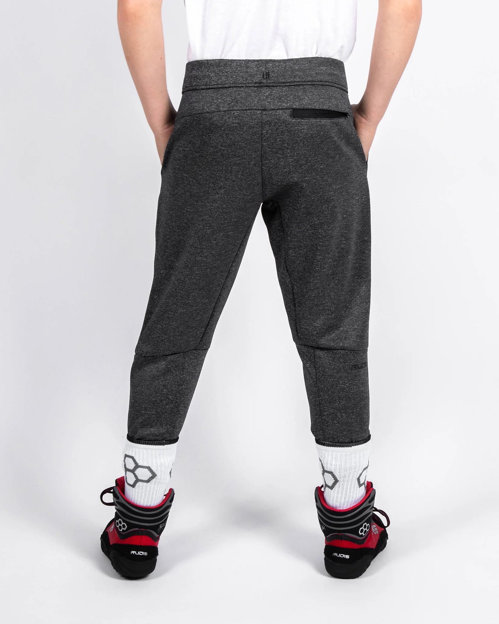 Gray RUDIS Hex Premier Youth Joggers - Image 2