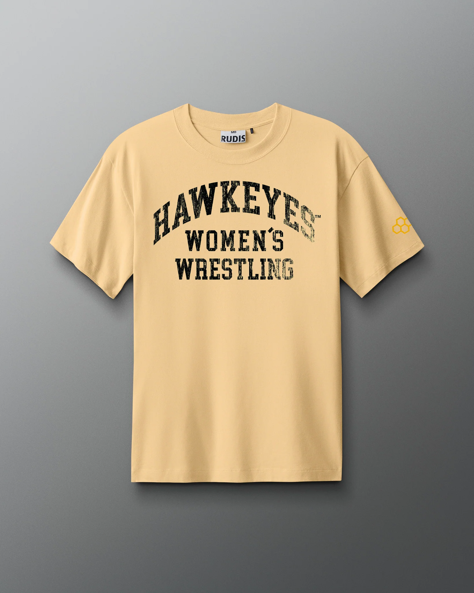 Hawkeyes Women's Vintage Arch Heavyweight T-Shirt - Image 3