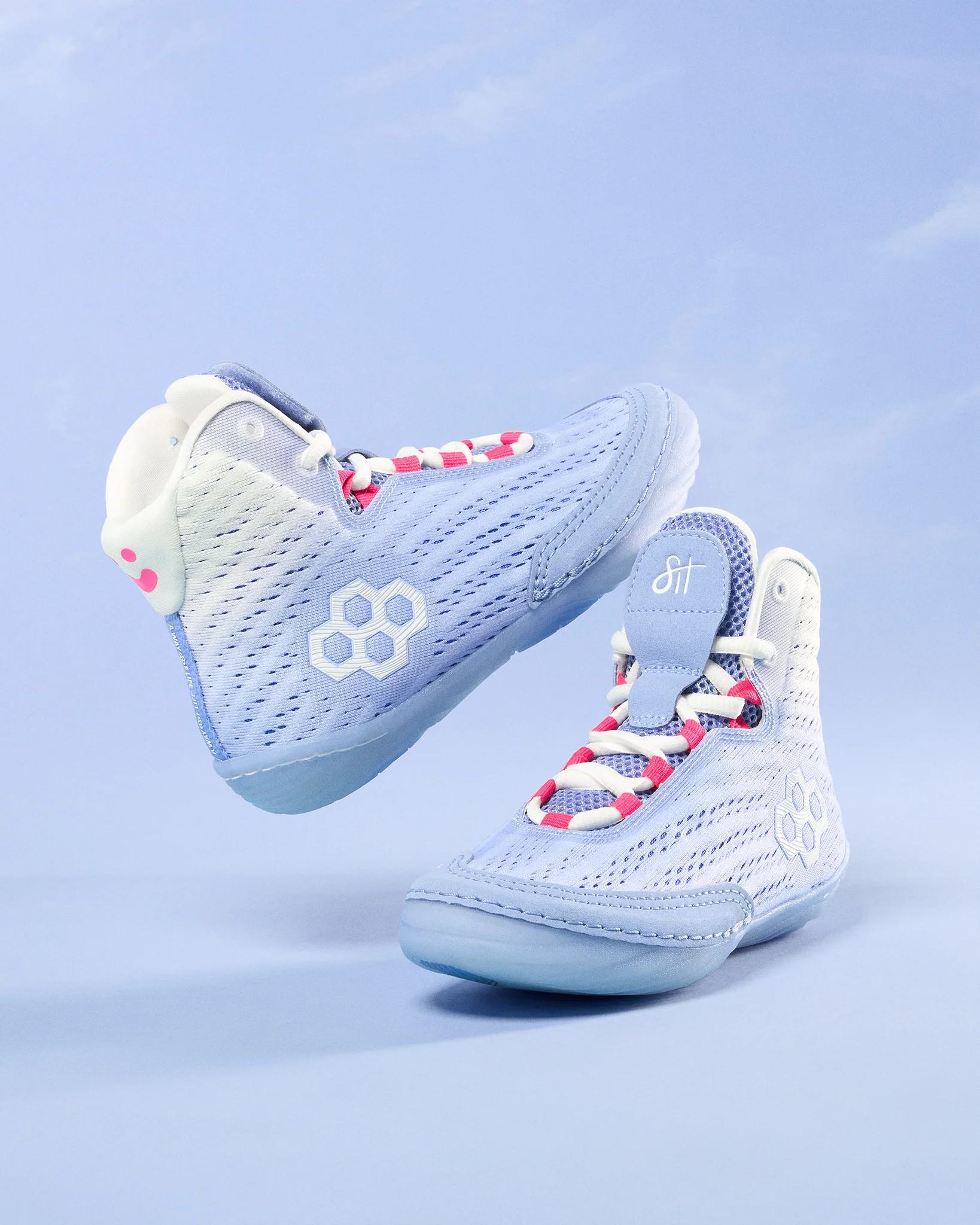Hildebrandt Girl's Wrestling Shoes - Clear Sky - Image 2