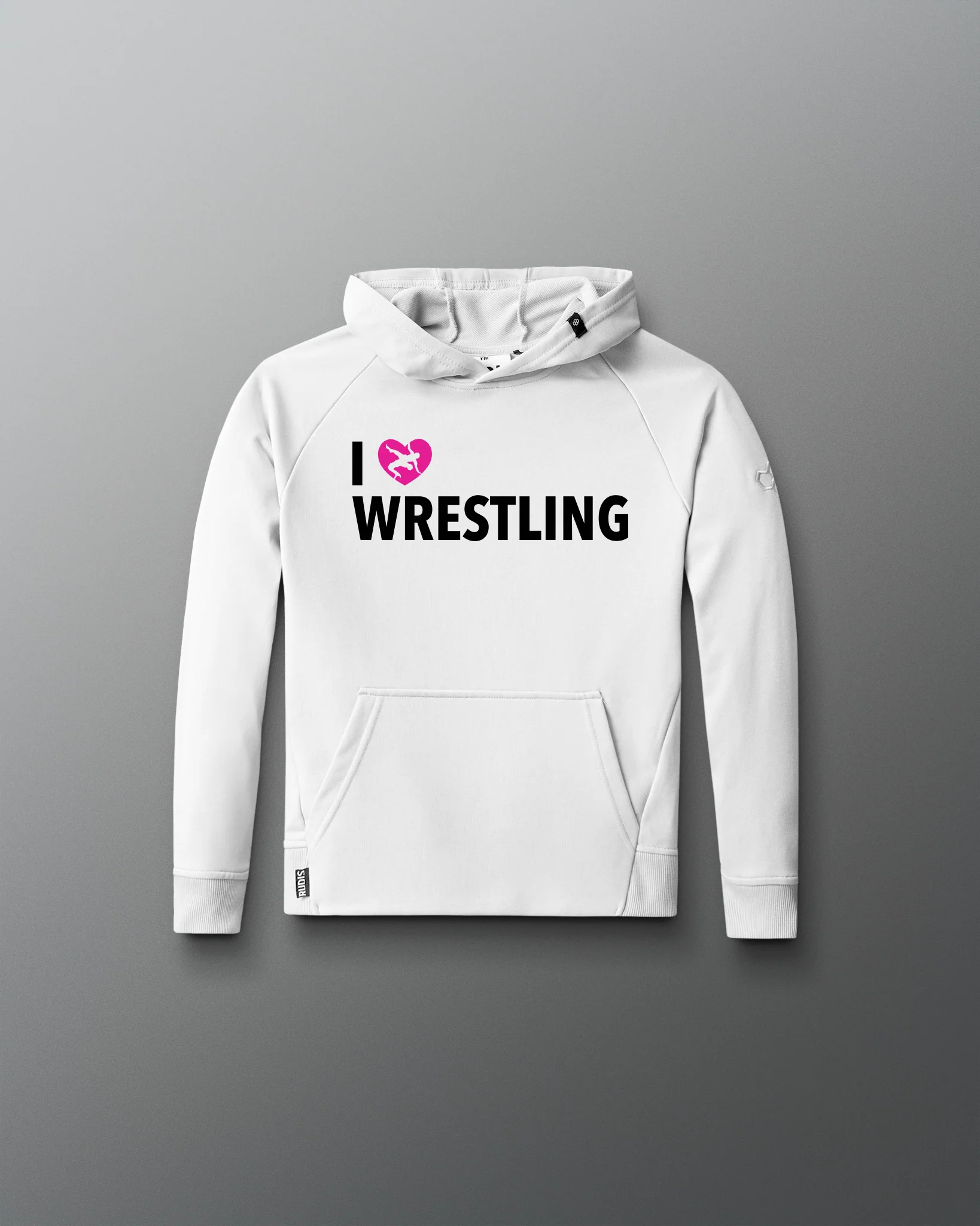 I Love Wrestling Youth Elite Terry Hoodie - Image 5