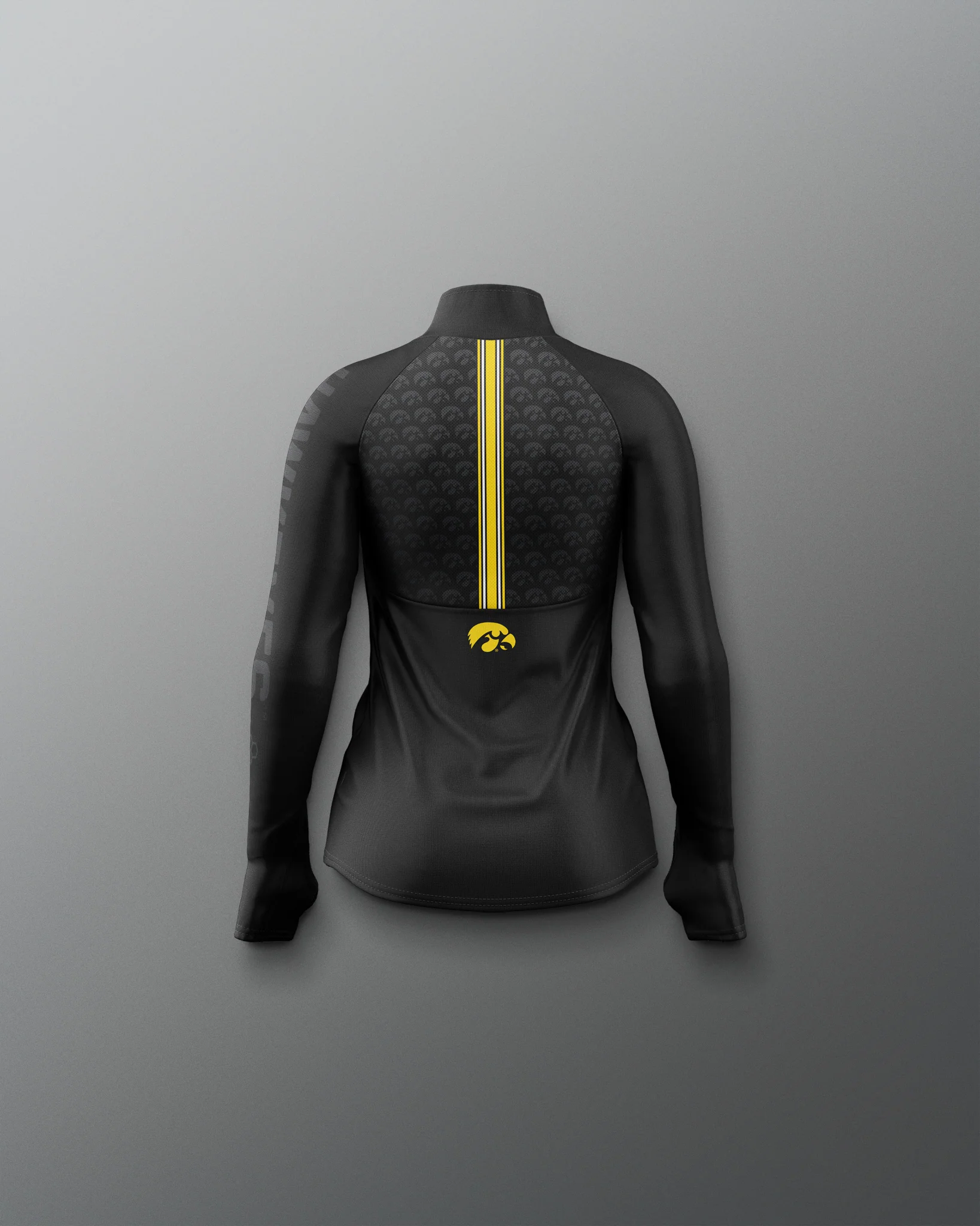 Iowa Wrestling Sublimated Girl's Elite 1/4 Zip - Image 2