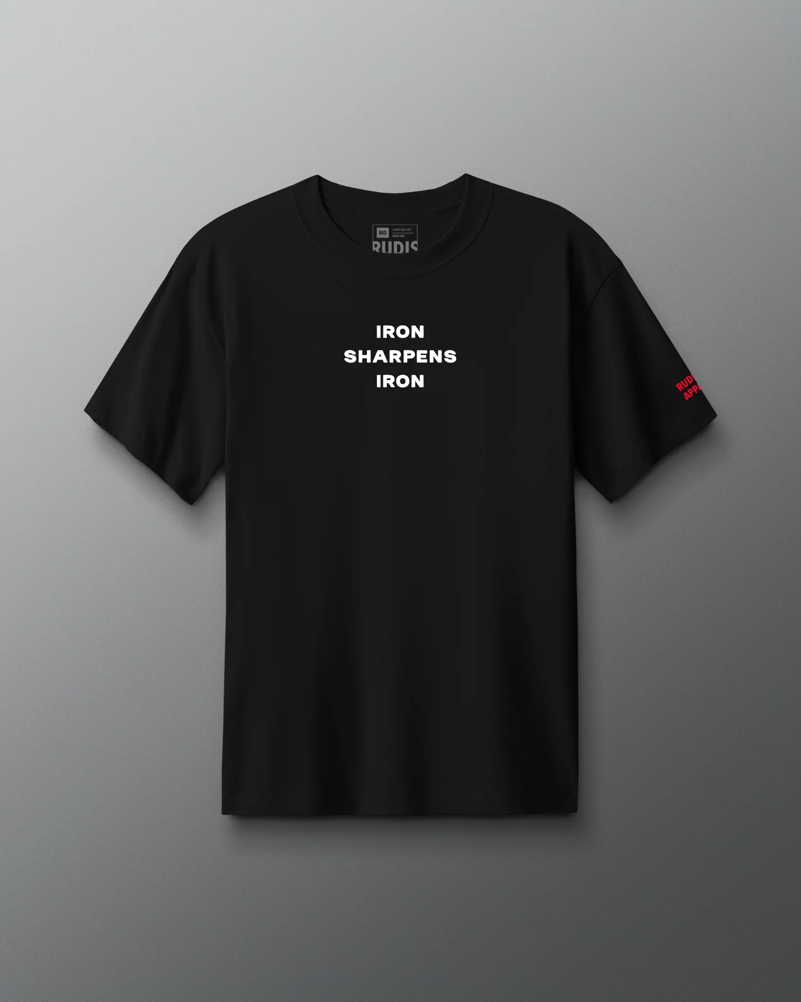 IRON SHARPENS IRON Heavyweight T-Shirt - Image 3
