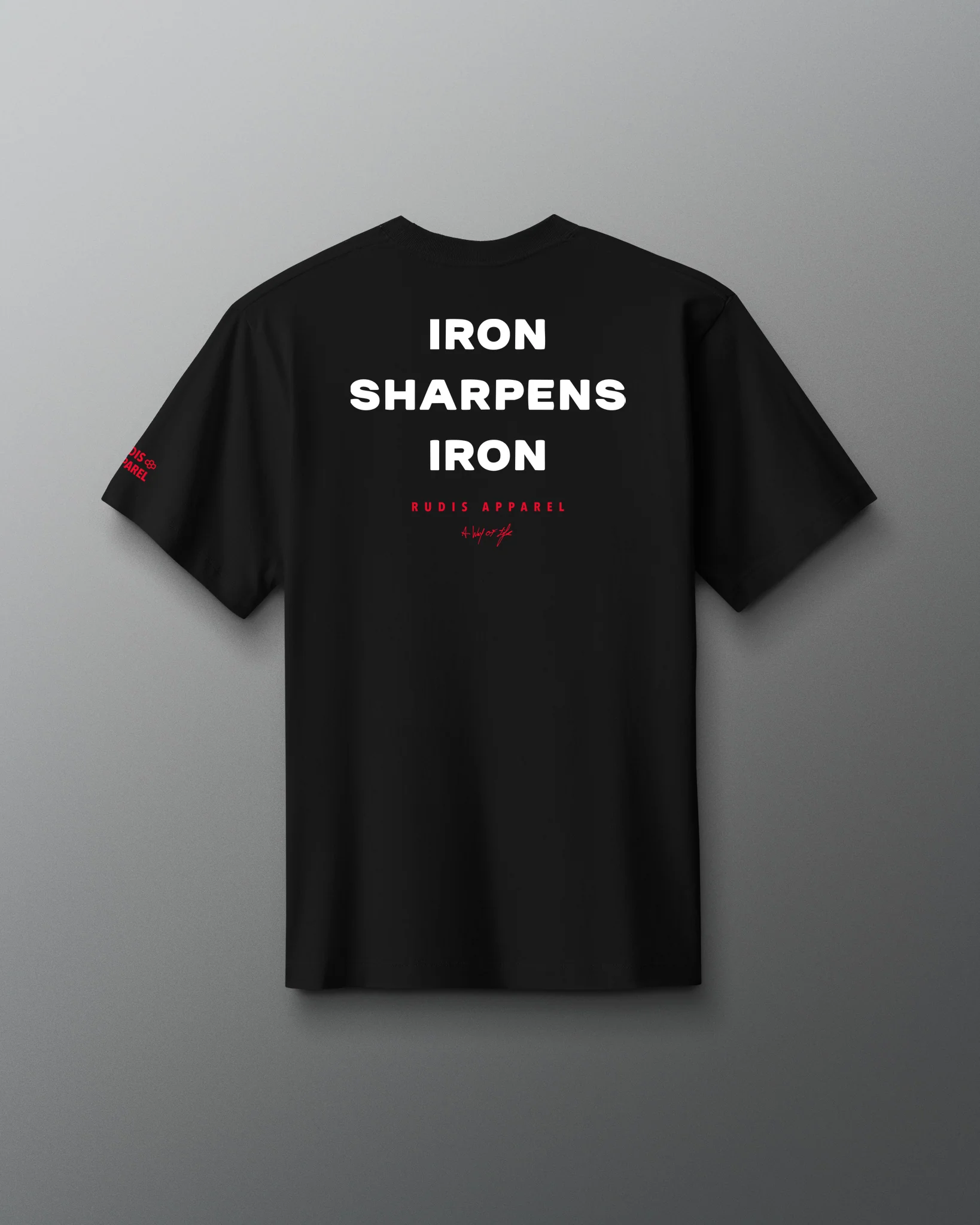 IRON SHARPENS IRON Heavyweight T-Shirt - Image 4