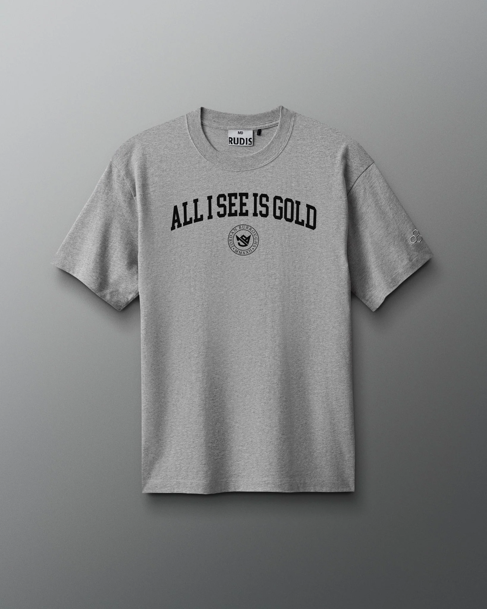 JB All I See Is Gold Academy Heavyweight T-Shirt - Image 2
