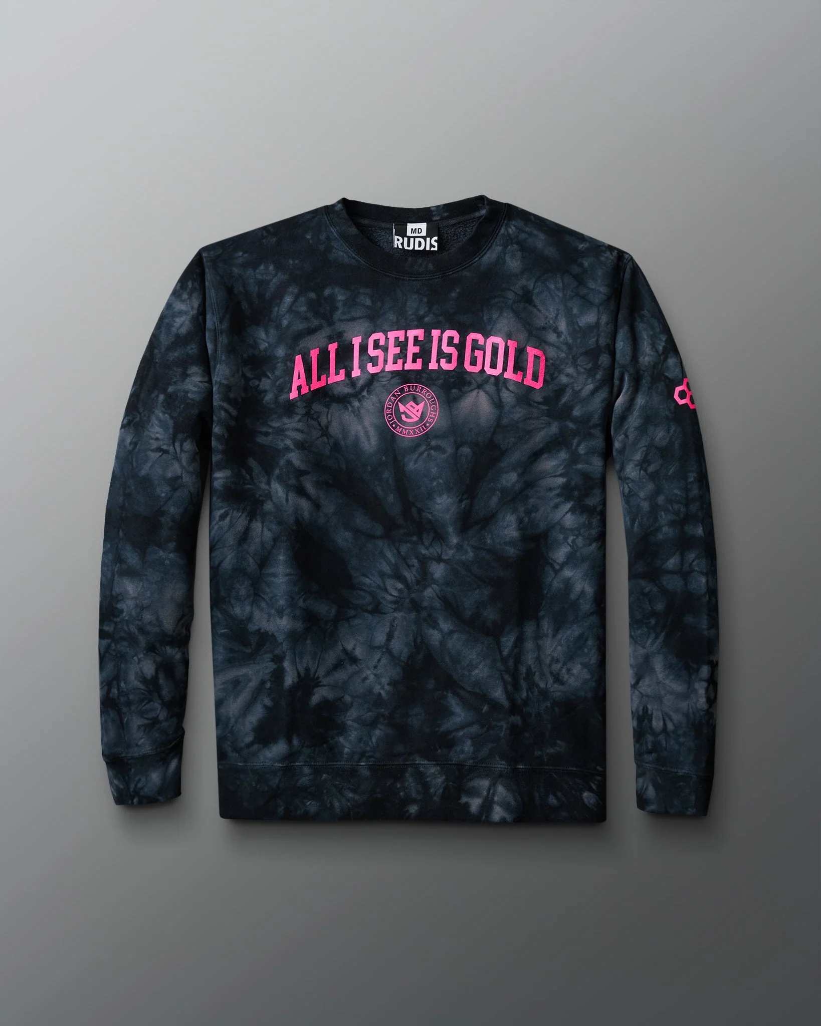 JB All I See Is Gold Academy Tie Dye Crewneck