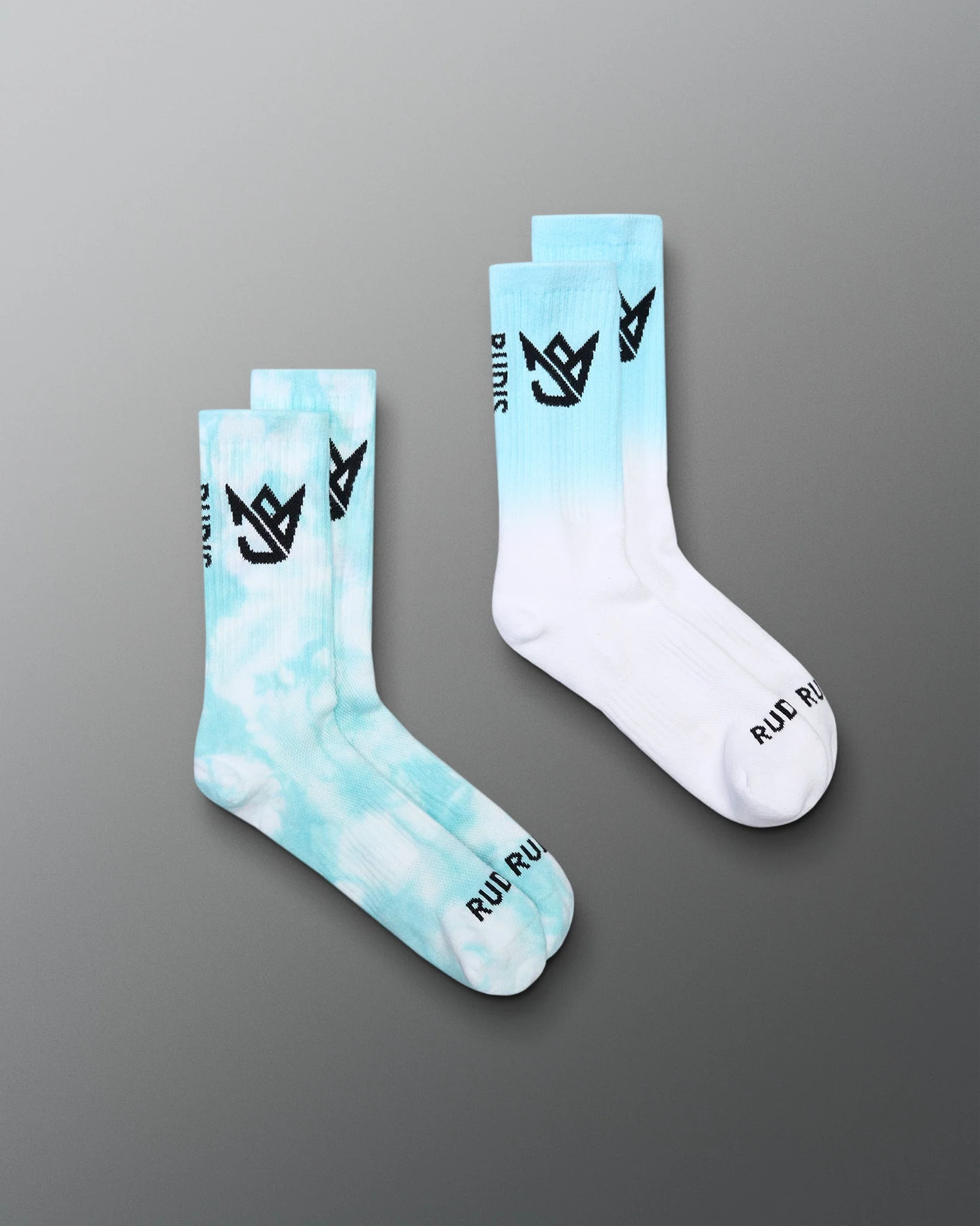JB Aqua Tie Dye Knit Essential Socks (2 Pack)