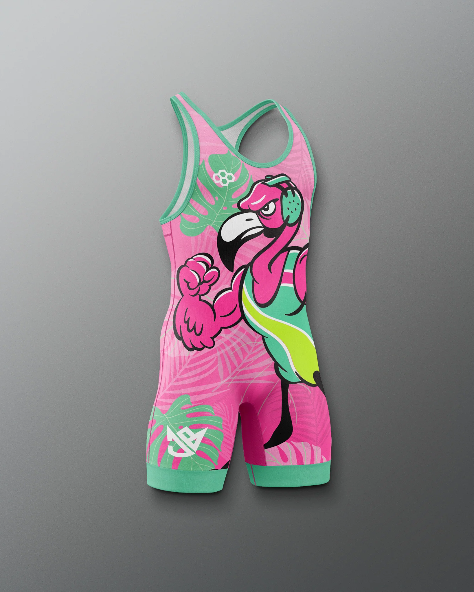 JB Pink Flamingo Youth Elite 2.0 Singlet - Image 3
