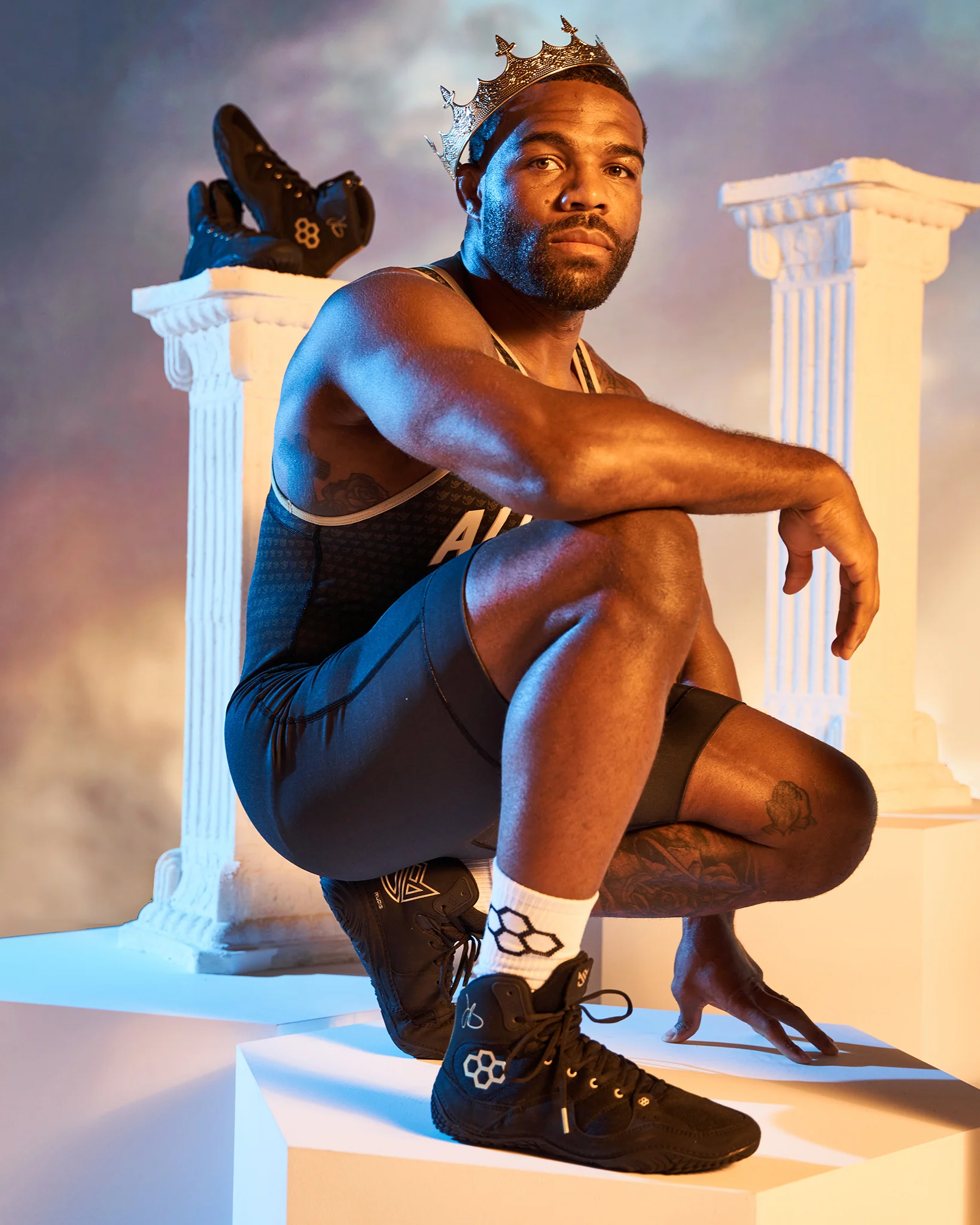 JB1 Adult Wrestling Shoes - ALLISEEISGOLD - Image 3