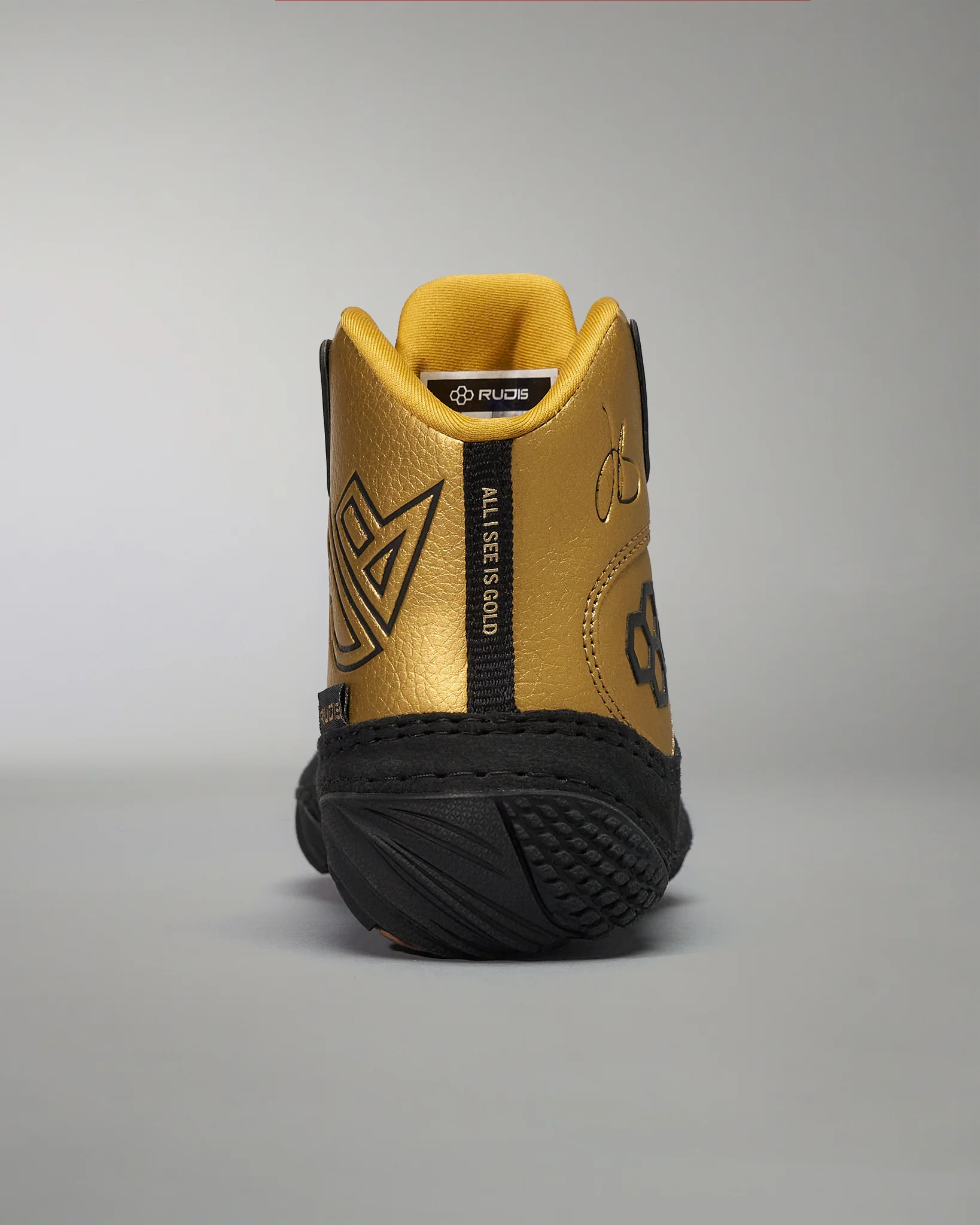 JB1 Adult Wrestling Shoes - ALLISEEISGOLD - GOLD - Image 7
