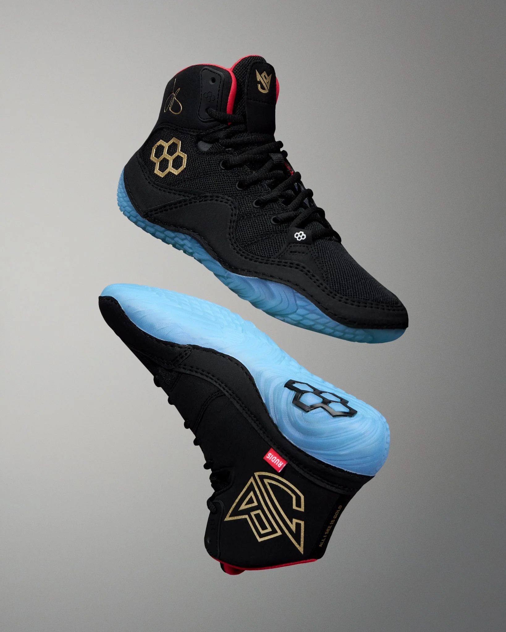 JB1 Adult Wrestling Shoes - Blackbird