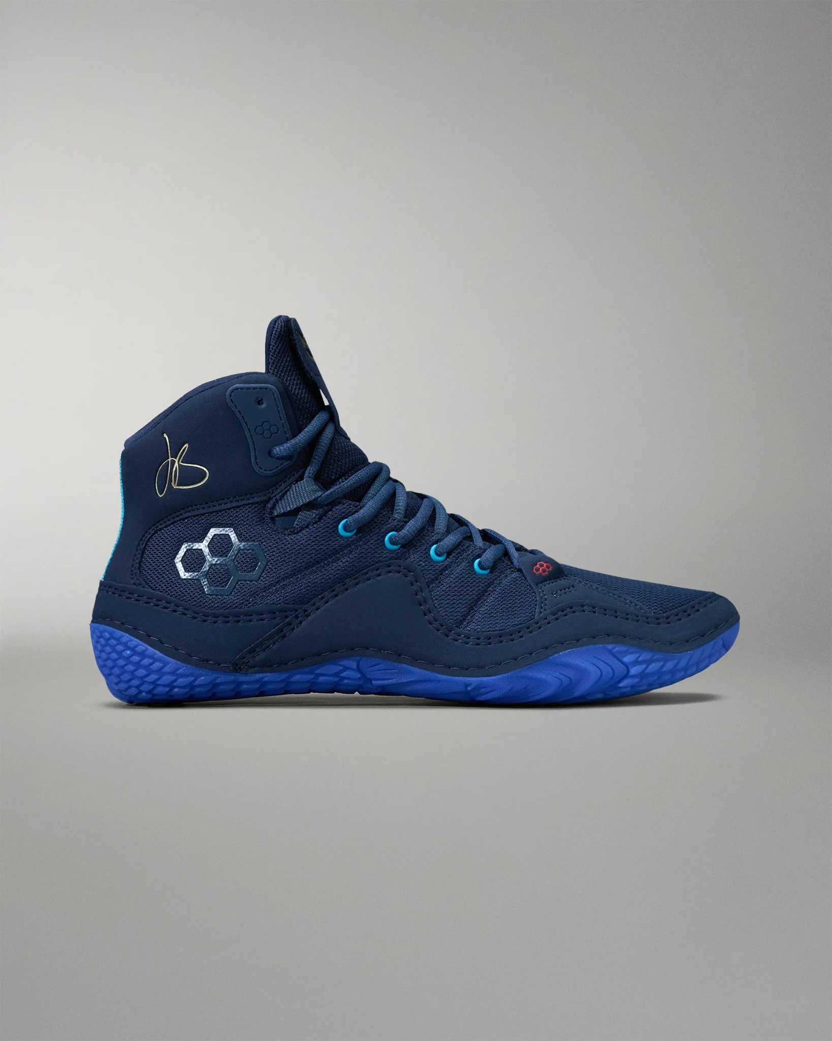 JB1 Adult Wrestling Shoes - Electric Blue - Image 2