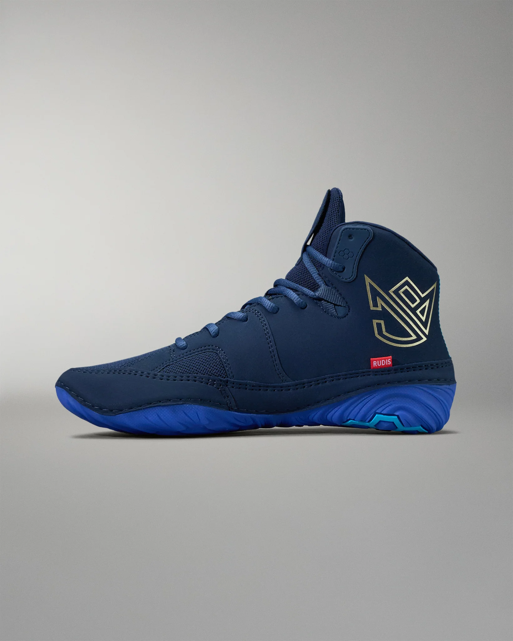 JB1 Adult Wrestling Shoes - Electric Blue - Image 3