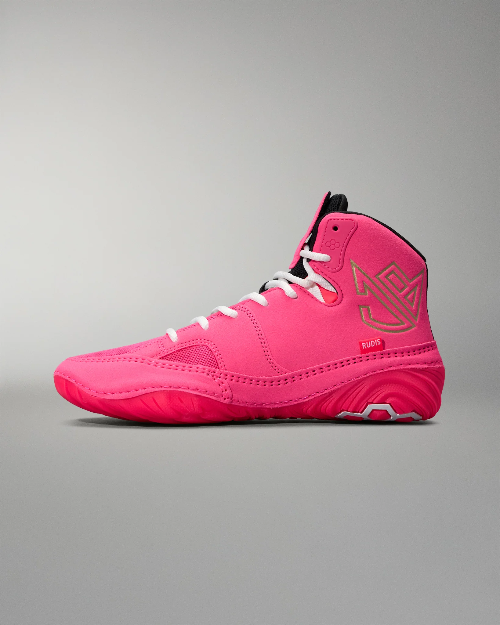JB1 Adult Wrestling Shoes - Flamingo Pink - Image 5