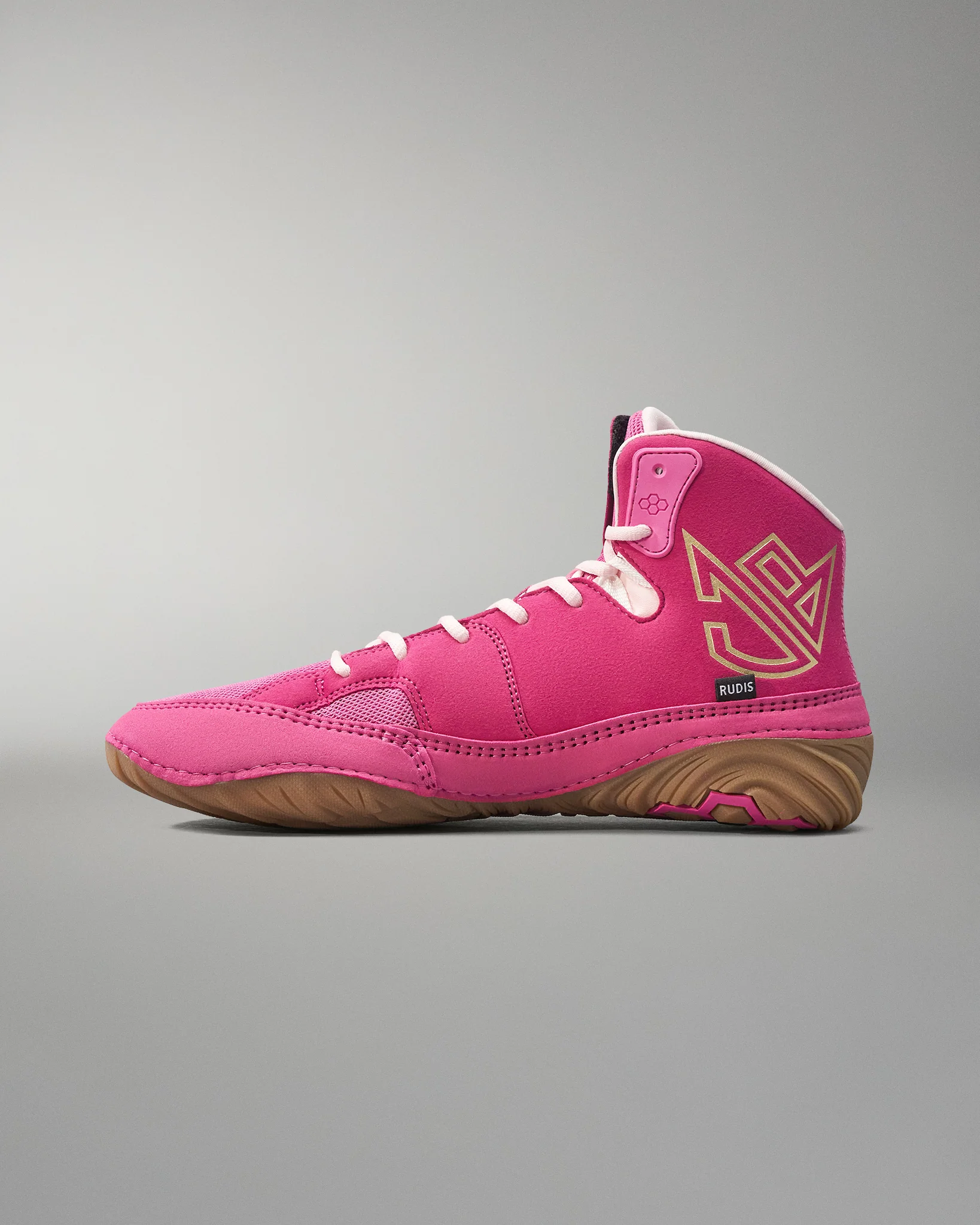 JB1 Adult Wrestling Shoes - Gum Doubles - Image 3