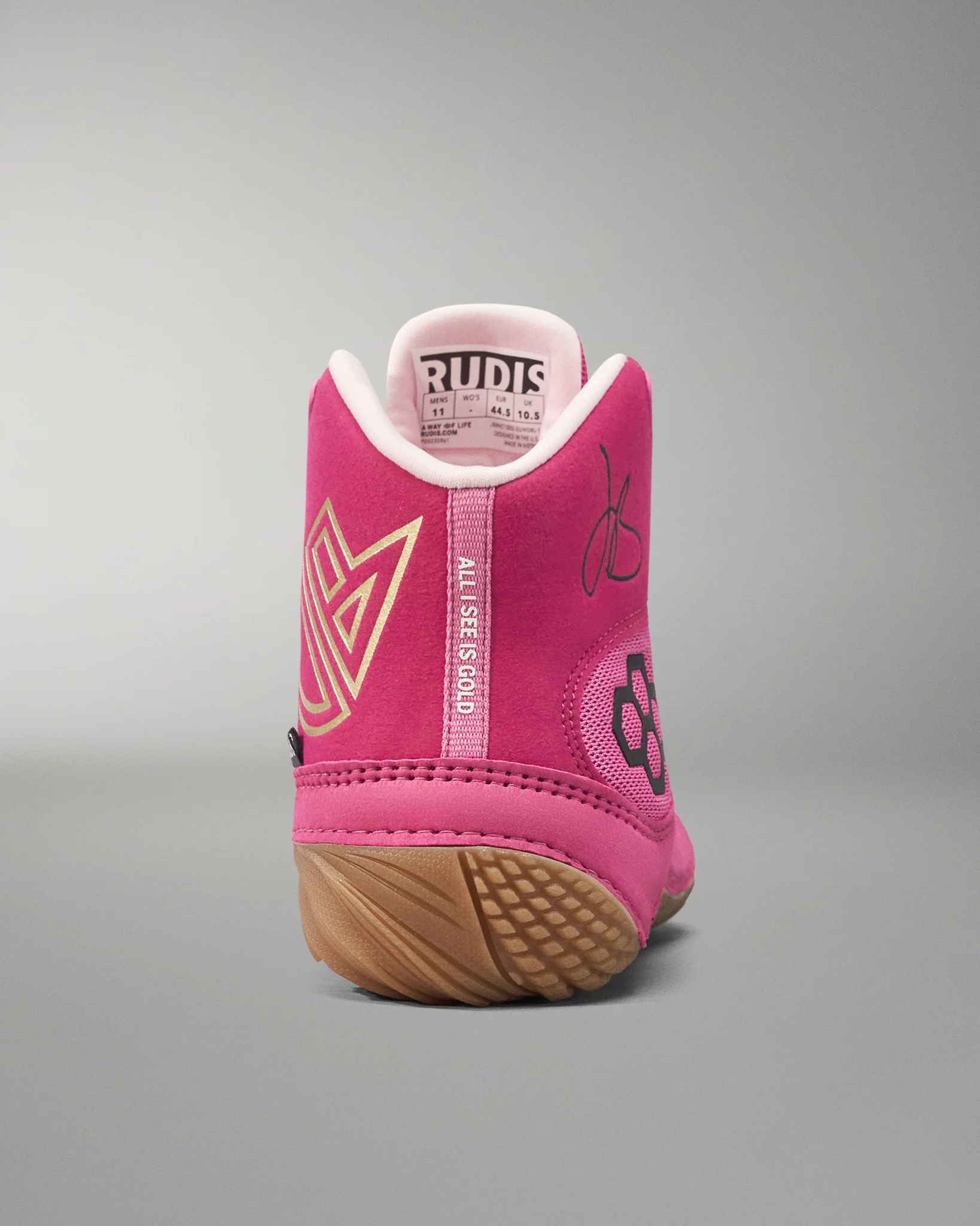 JB1 Adult Wrestling Shoes - Gum Doubles - Image 6