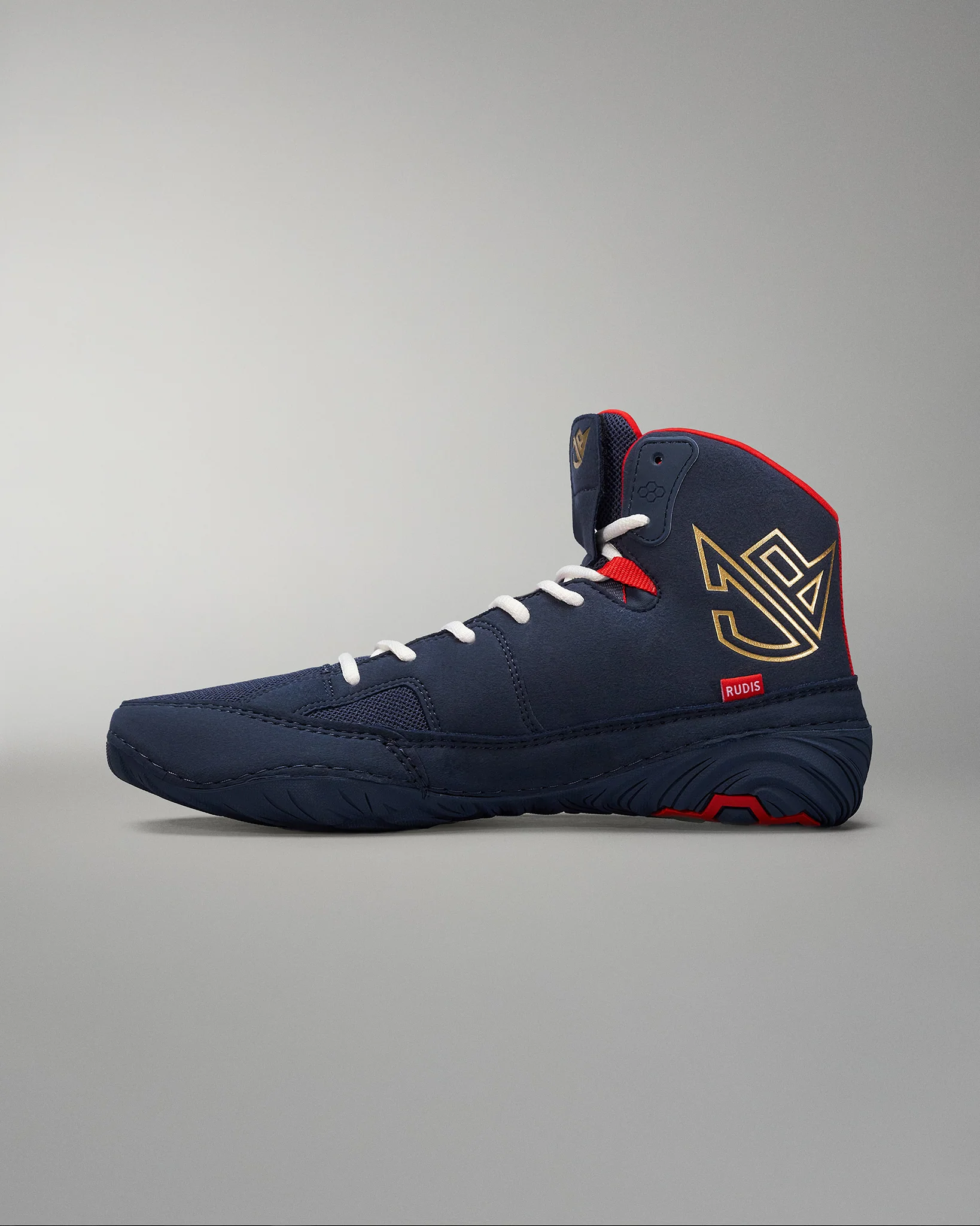 JB1 Adult Wrestling Shoes - Navy - Image 7