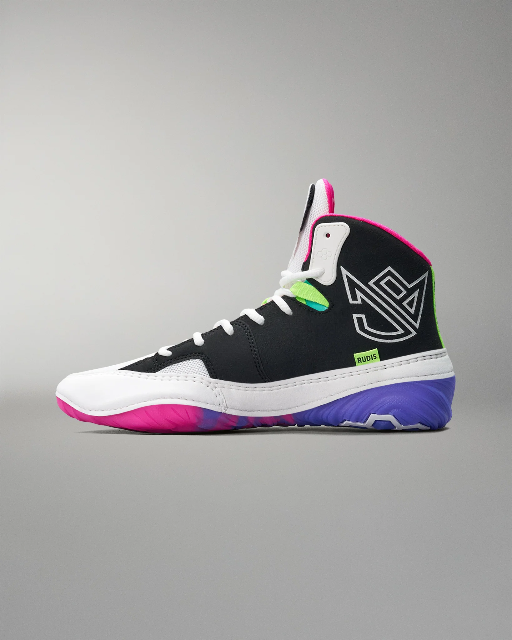 JB1 Adult Wrestling Shoes - Neon Surge - Image 4
