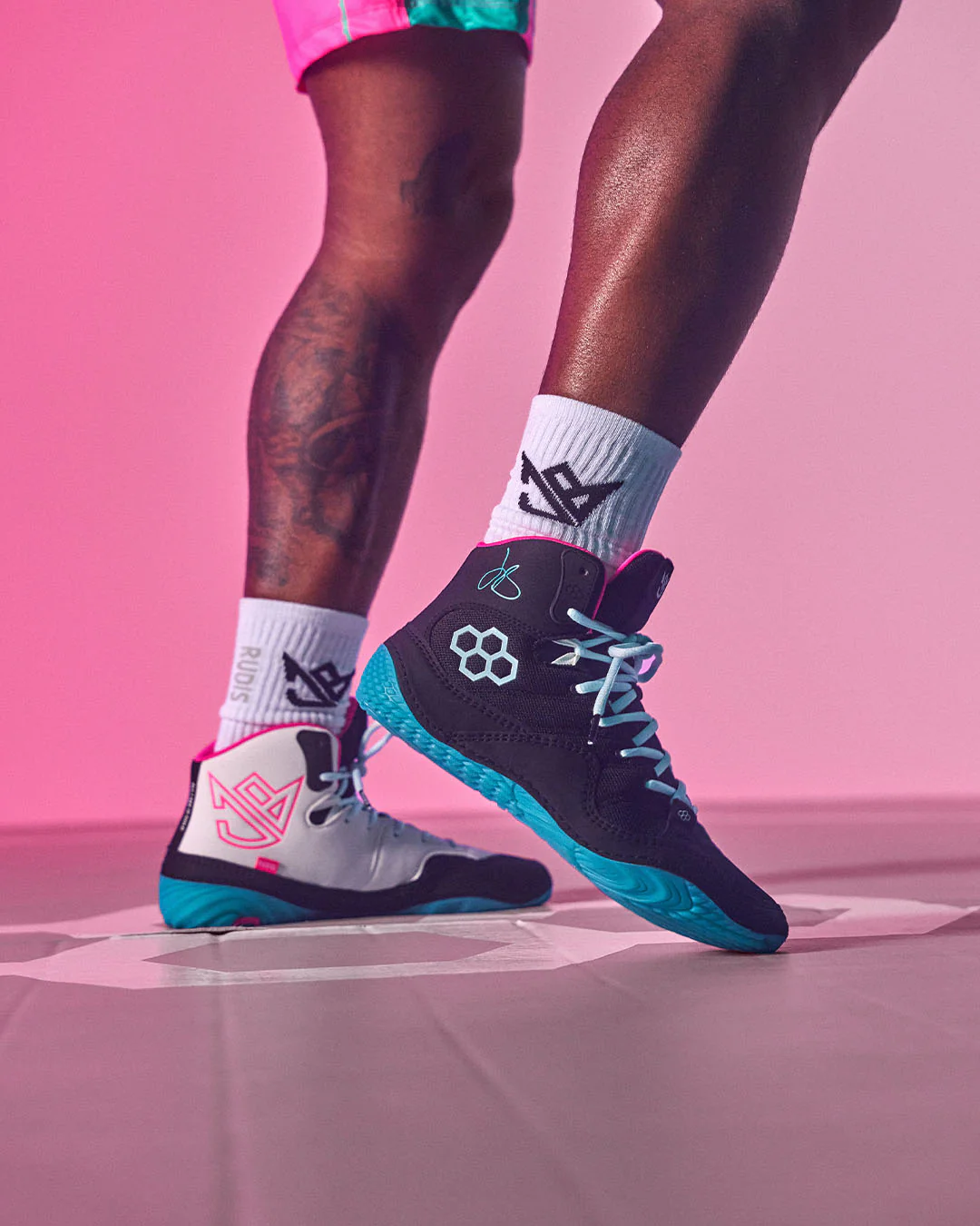 JB1 Adult Wrestling Shoes - South Beach - Image 3