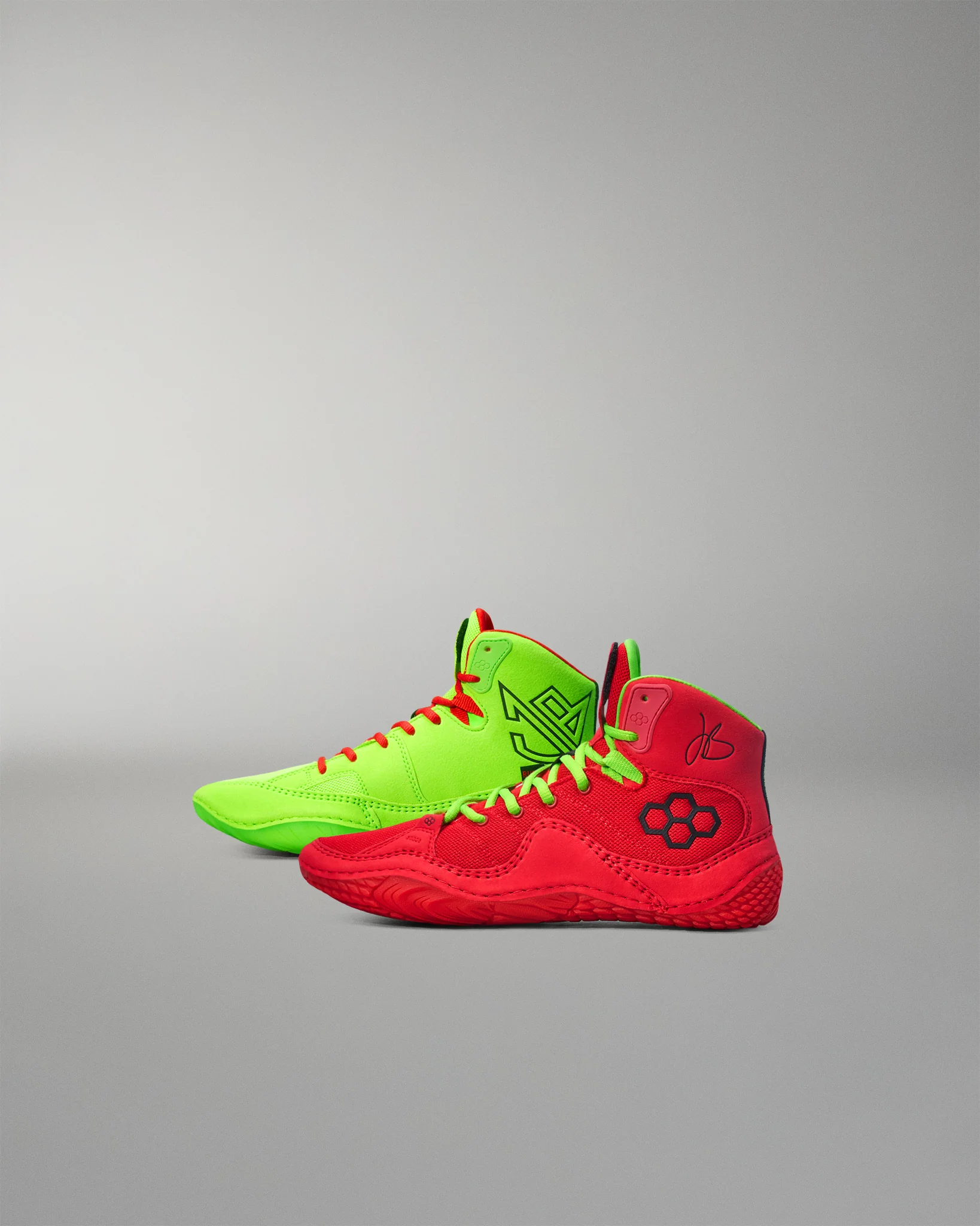 JB1 Signed Youth Wrestling Shoes - Signed Naughty & Nice - Image 4