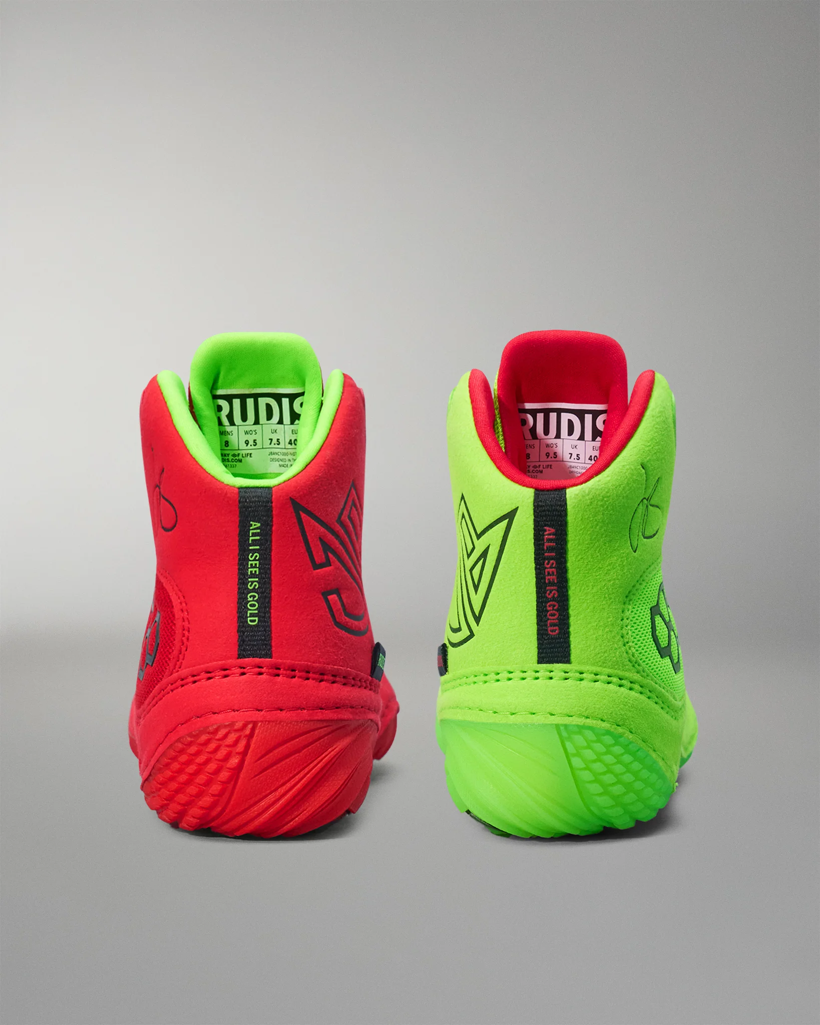 JB1 Signed Youth Wrestling Shoes - Signed Naughty & Nice - Image 6