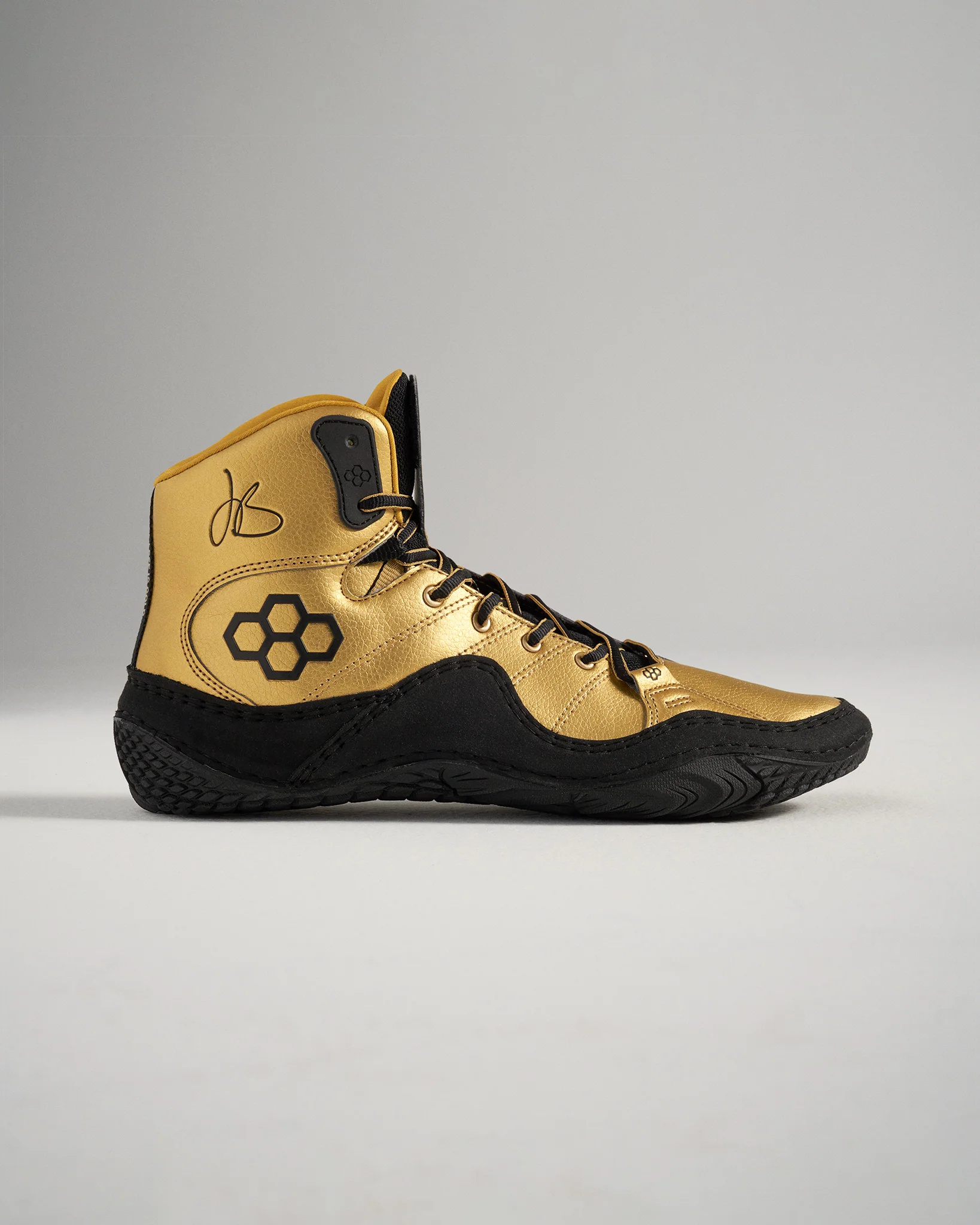 JB1 Youth Wrestling Shoes - ALLISEEISGOLD - GOLD - Image 3