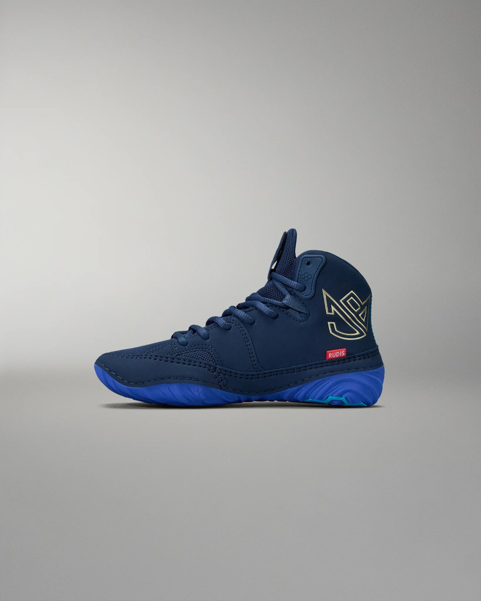JB1 Youth Wrestling Shoes - Electric Blue - Image 3
